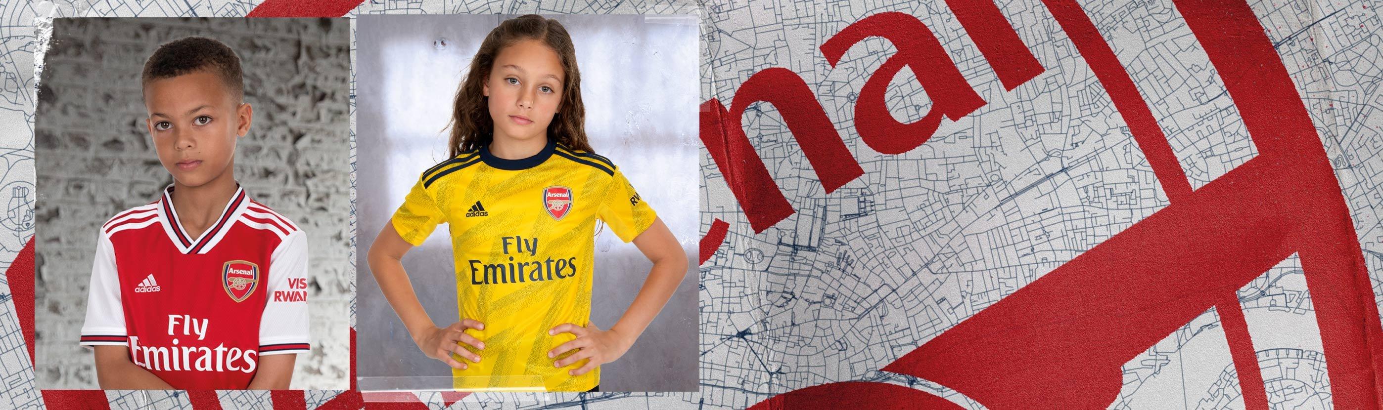 arsenal kids football kit