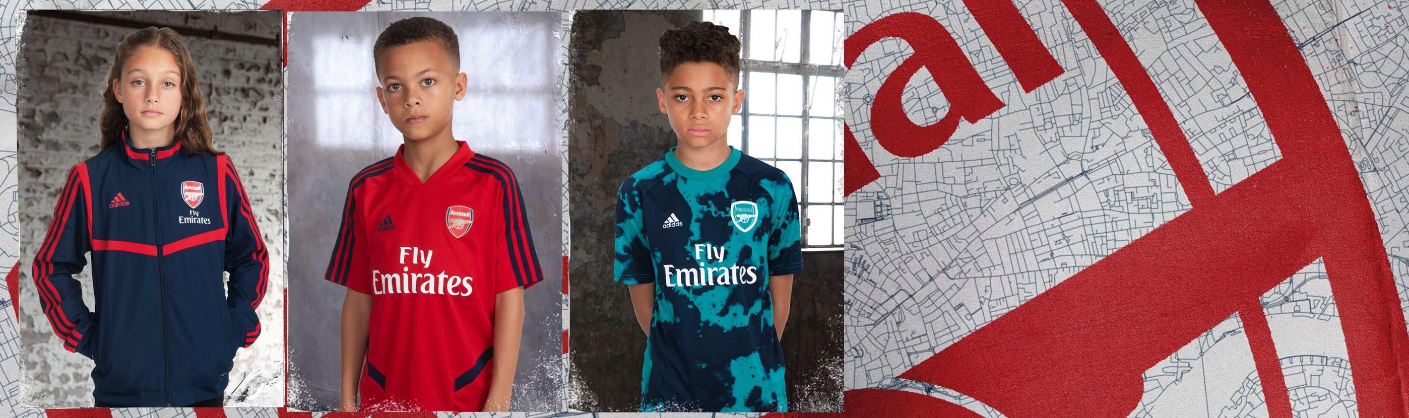 kids arsenal football kits