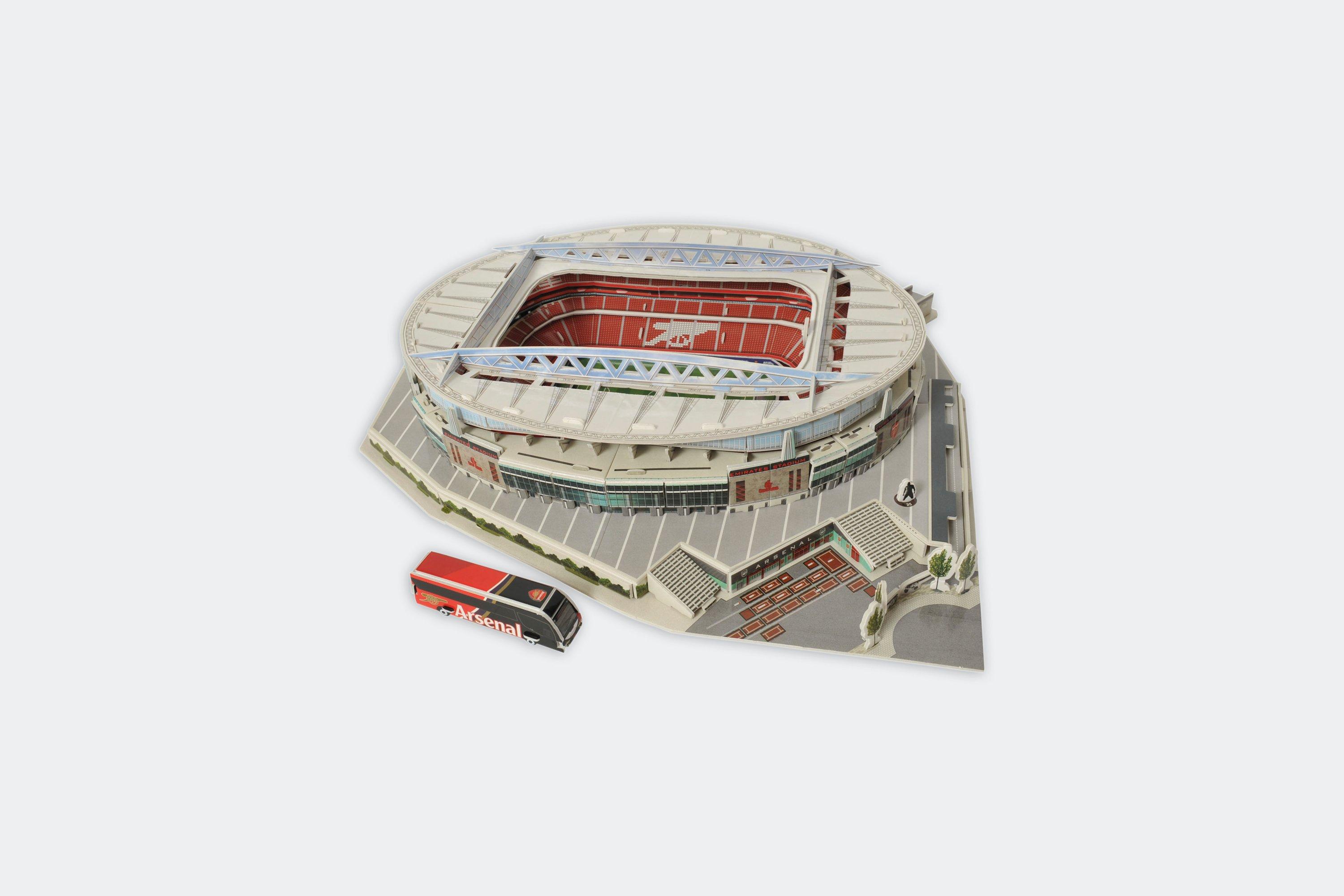 Puzzle 3D 108 pièces Stade Emirates Arsenal Megableu - Puzzle 3D - Achat &  prix