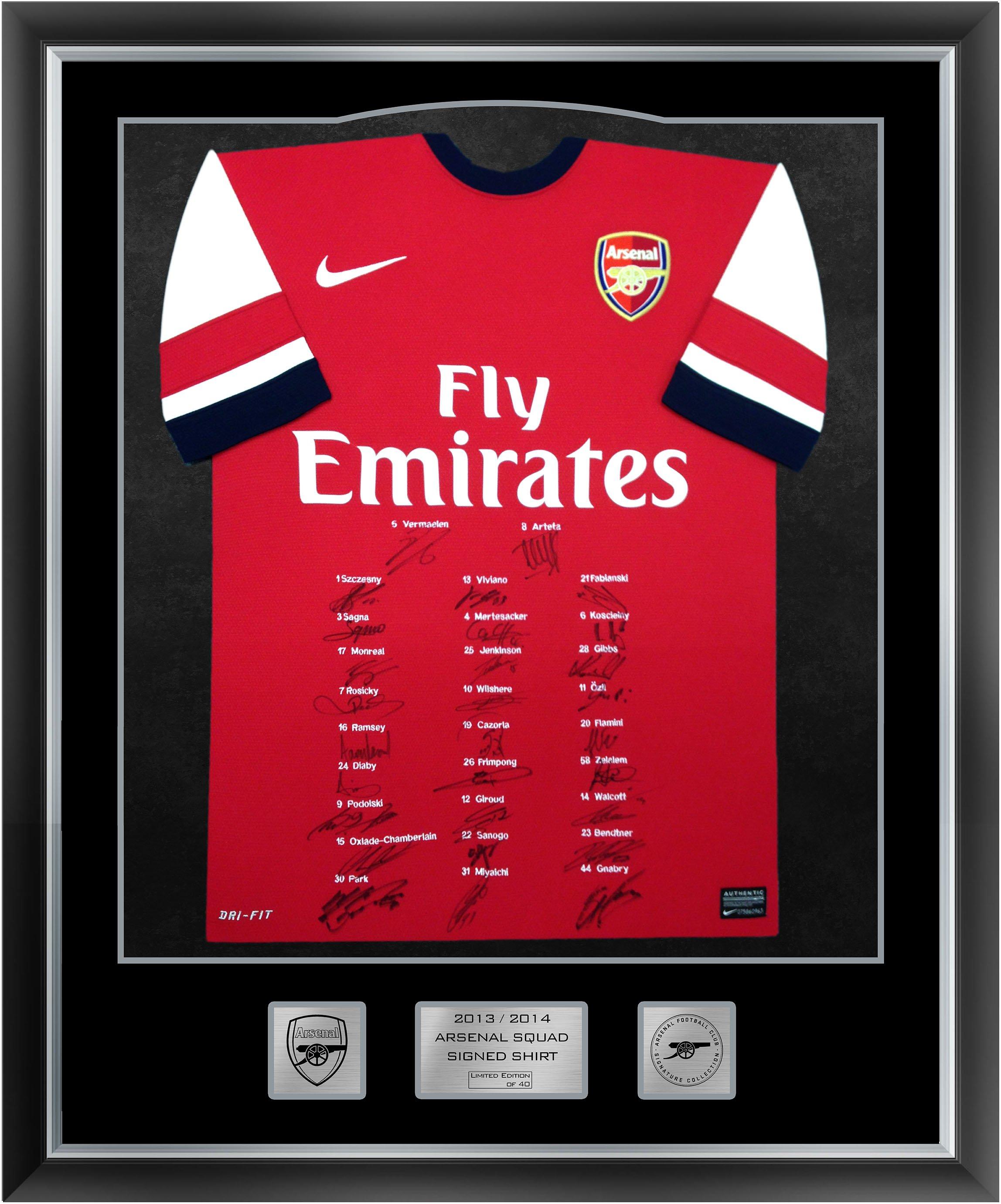 arsenal signed jersey