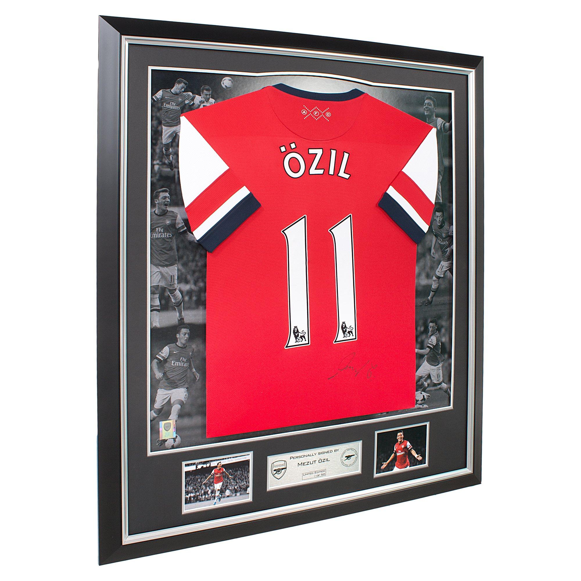 ozil signed shirt