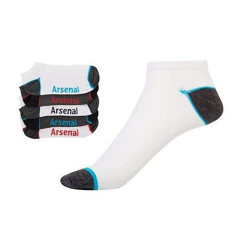 Arsenal Kids Trainer 5pk Socks