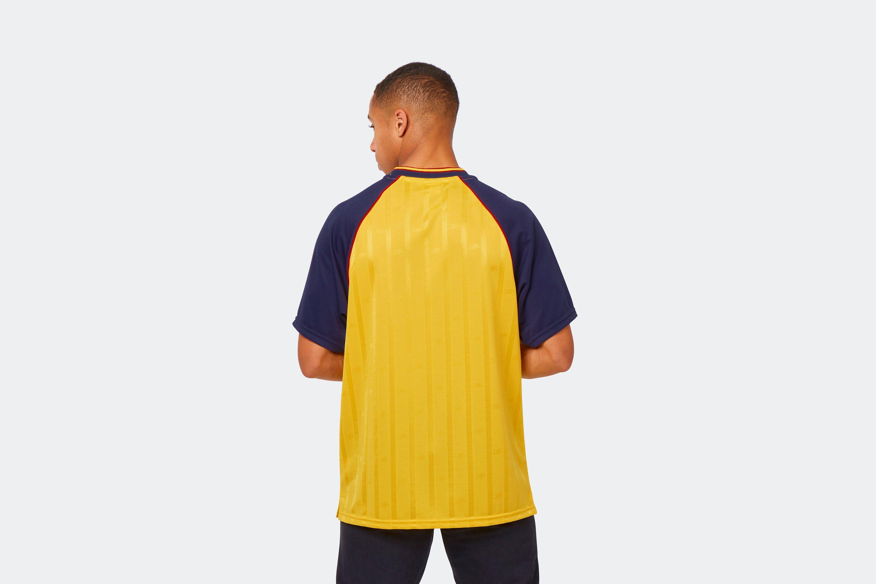 Arsenal retro store yellow shirt