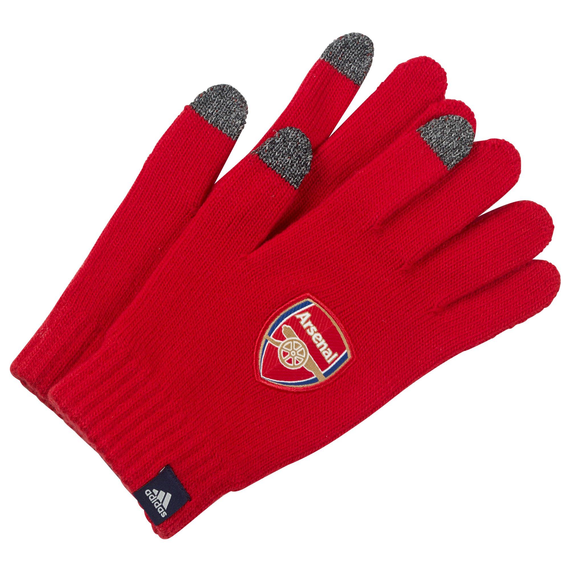 Arsenal 19/20 Knitted Gloves | Official 