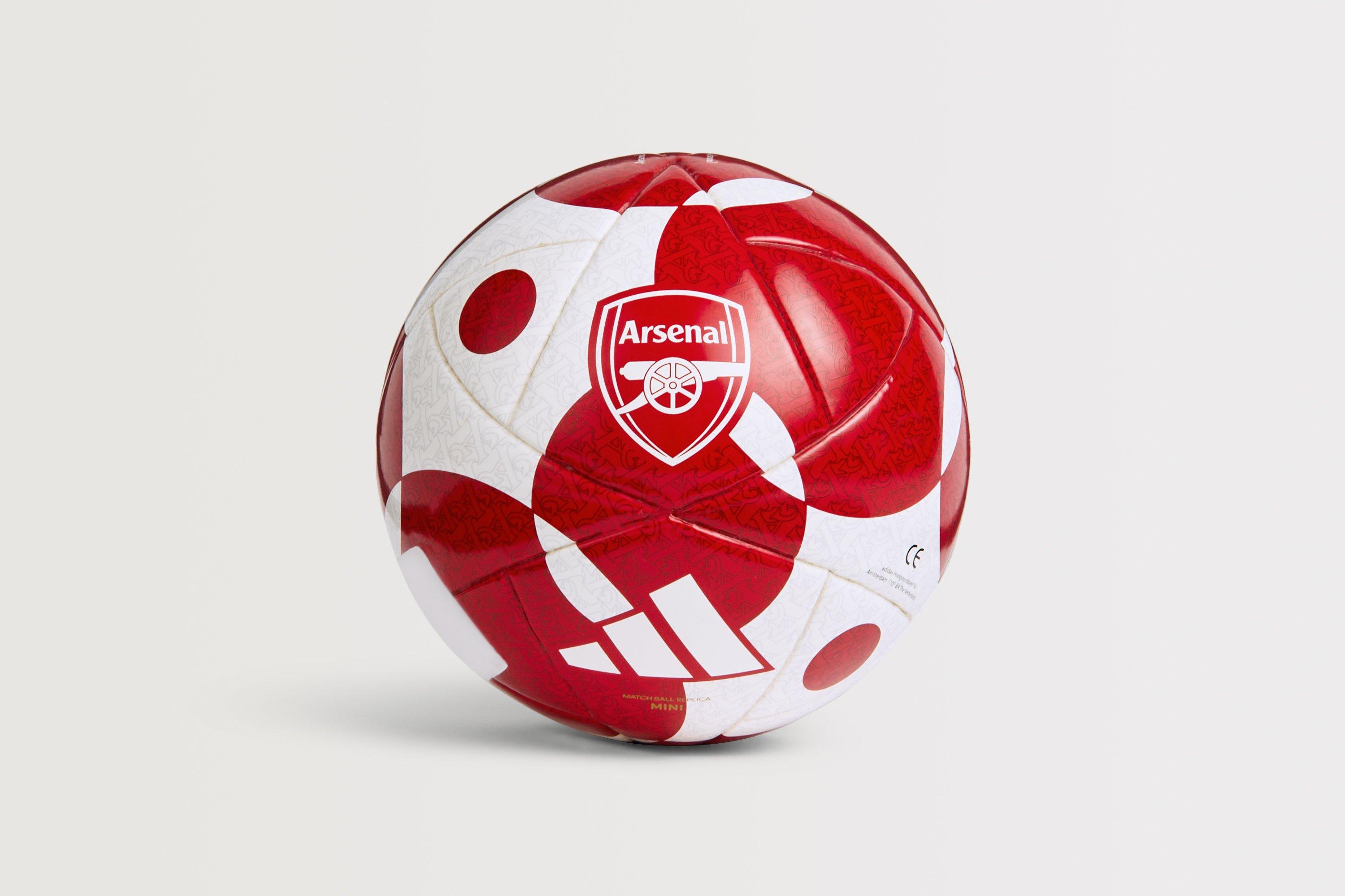 Arsenal adidas 25/26 Mini Home Football Size 1