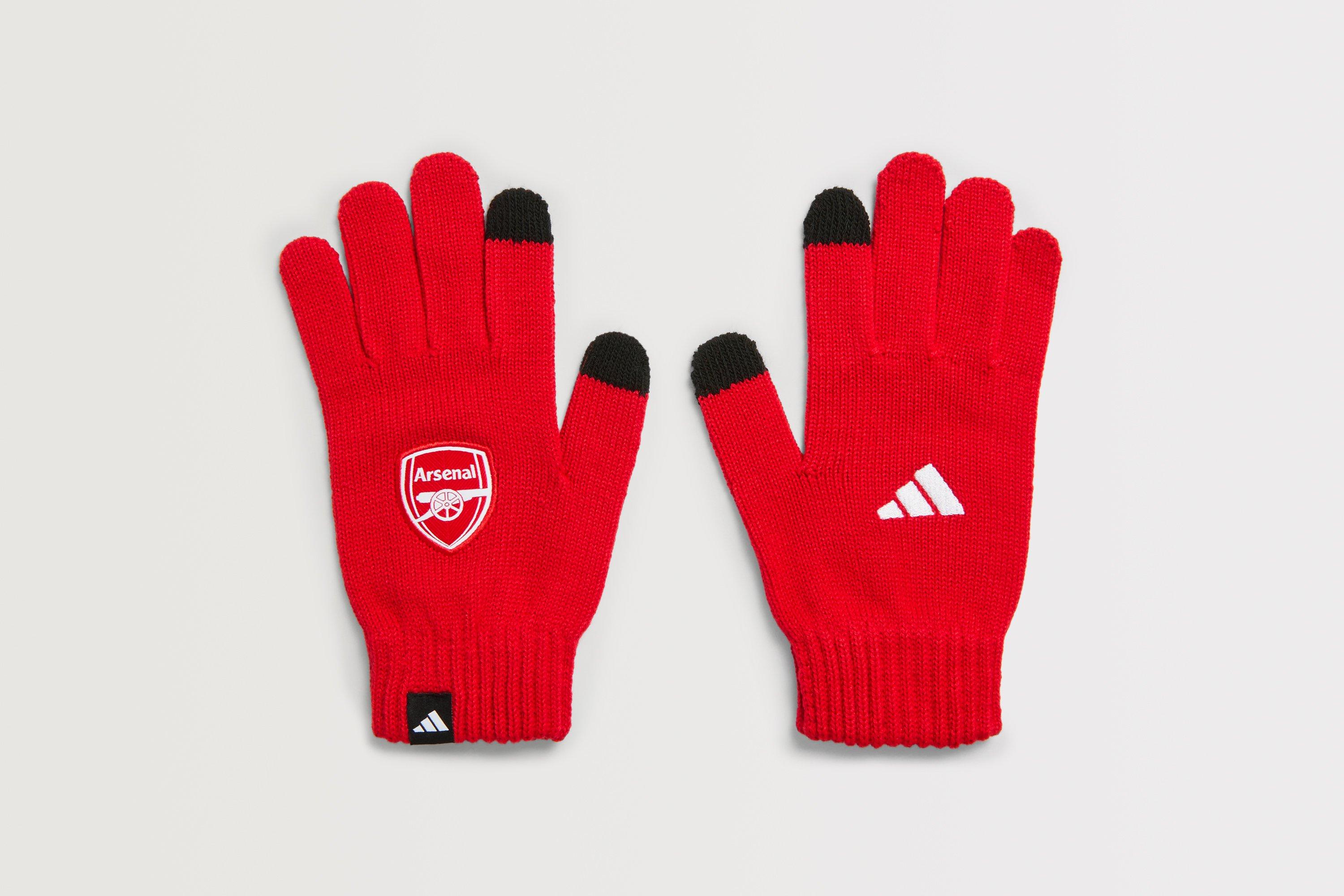 Arsenal adidas 25/26 Home Knitted Gloves