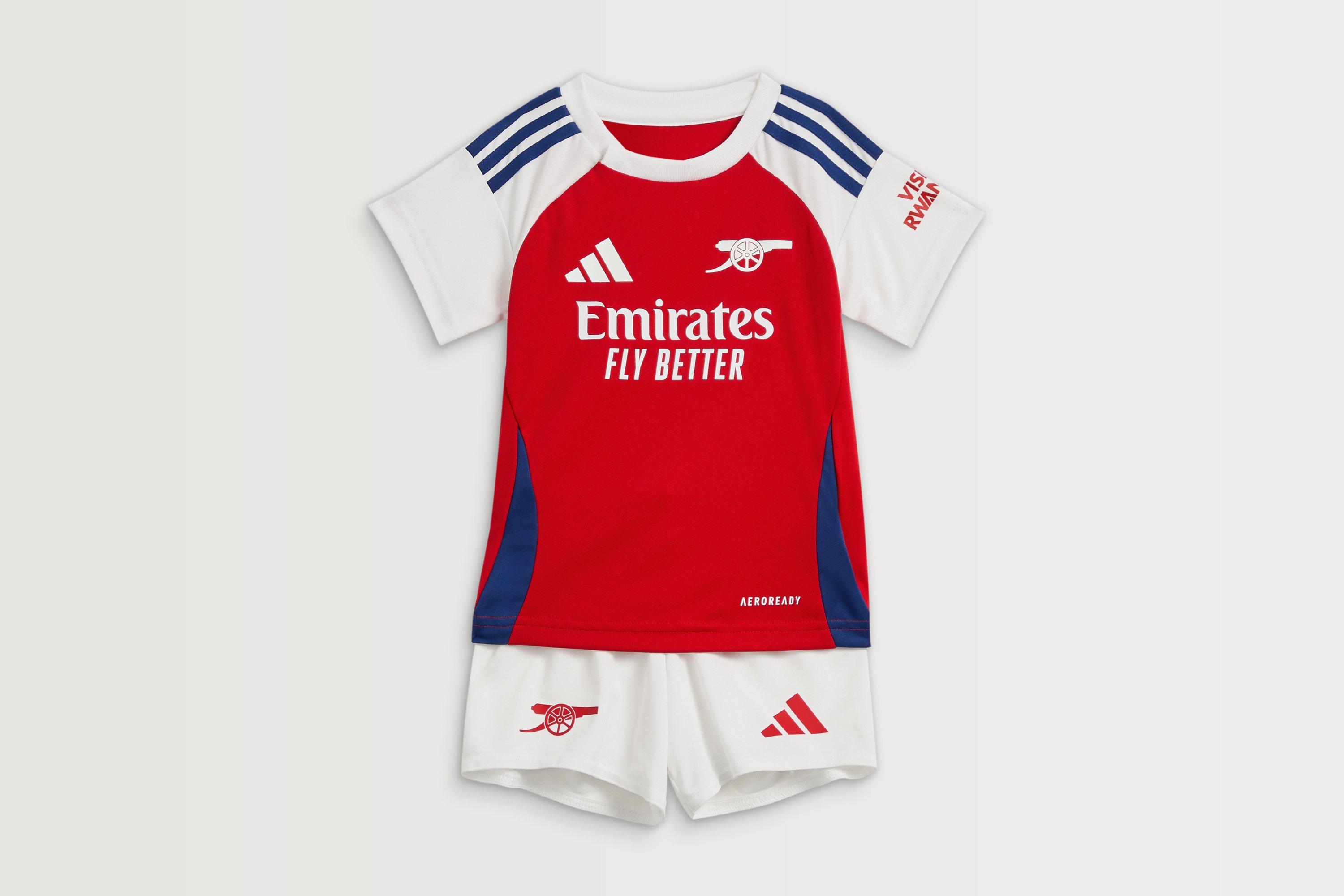 Arsenal adidas 24/25 Home Baby Kit, Multicolor