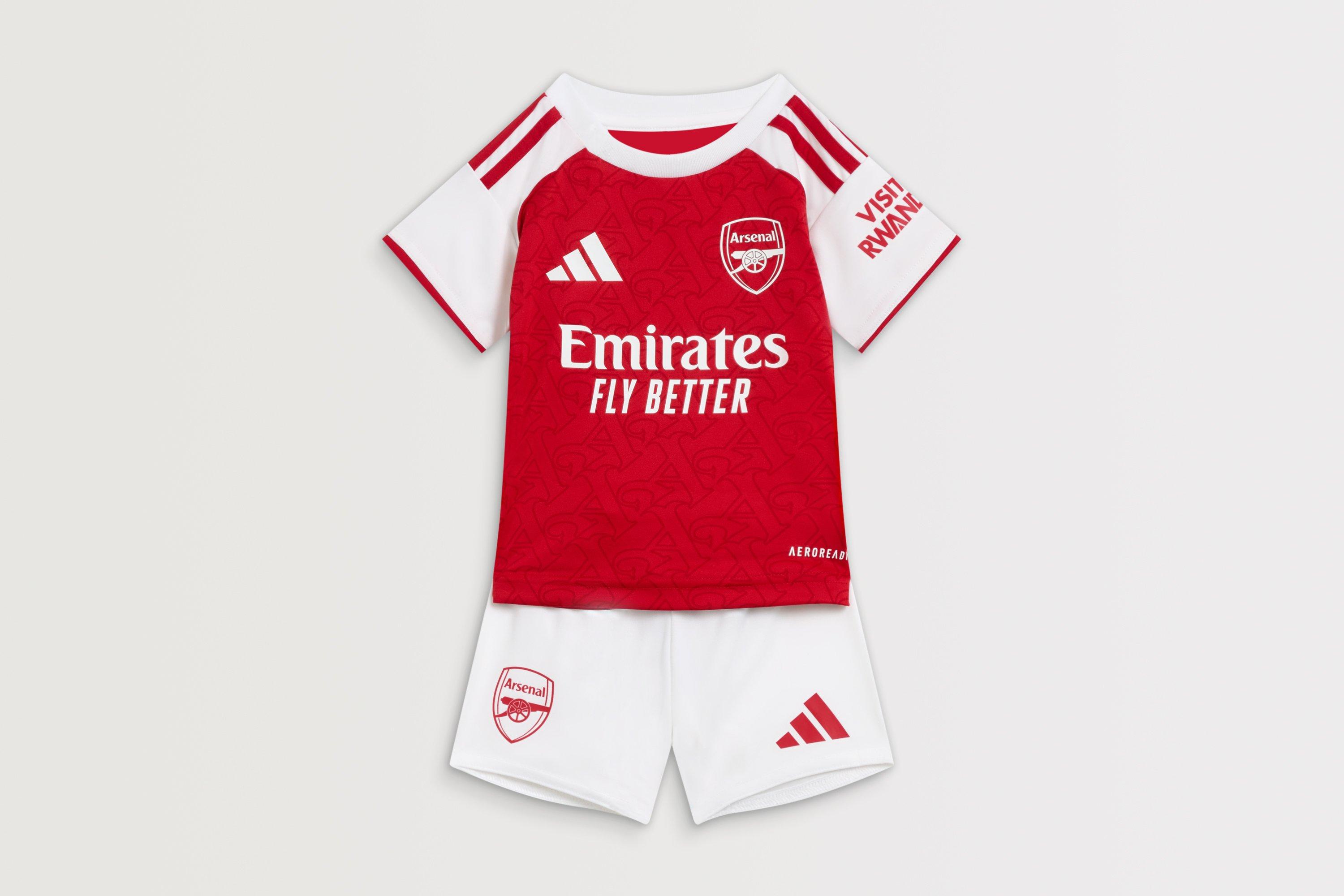 Arsenal adidas 25/26 Home Baby Kit