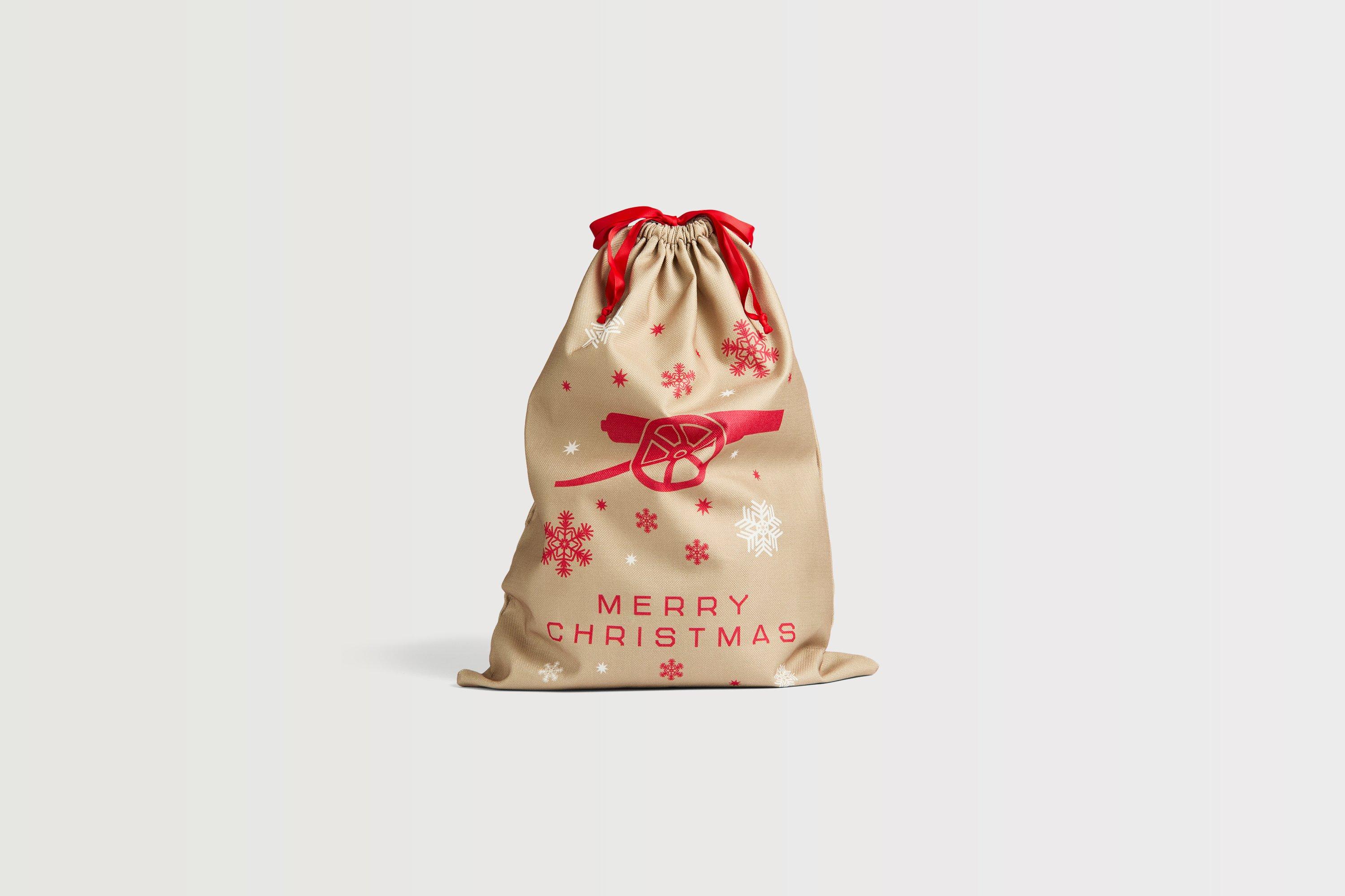 Arsenal Hessian Present Sack