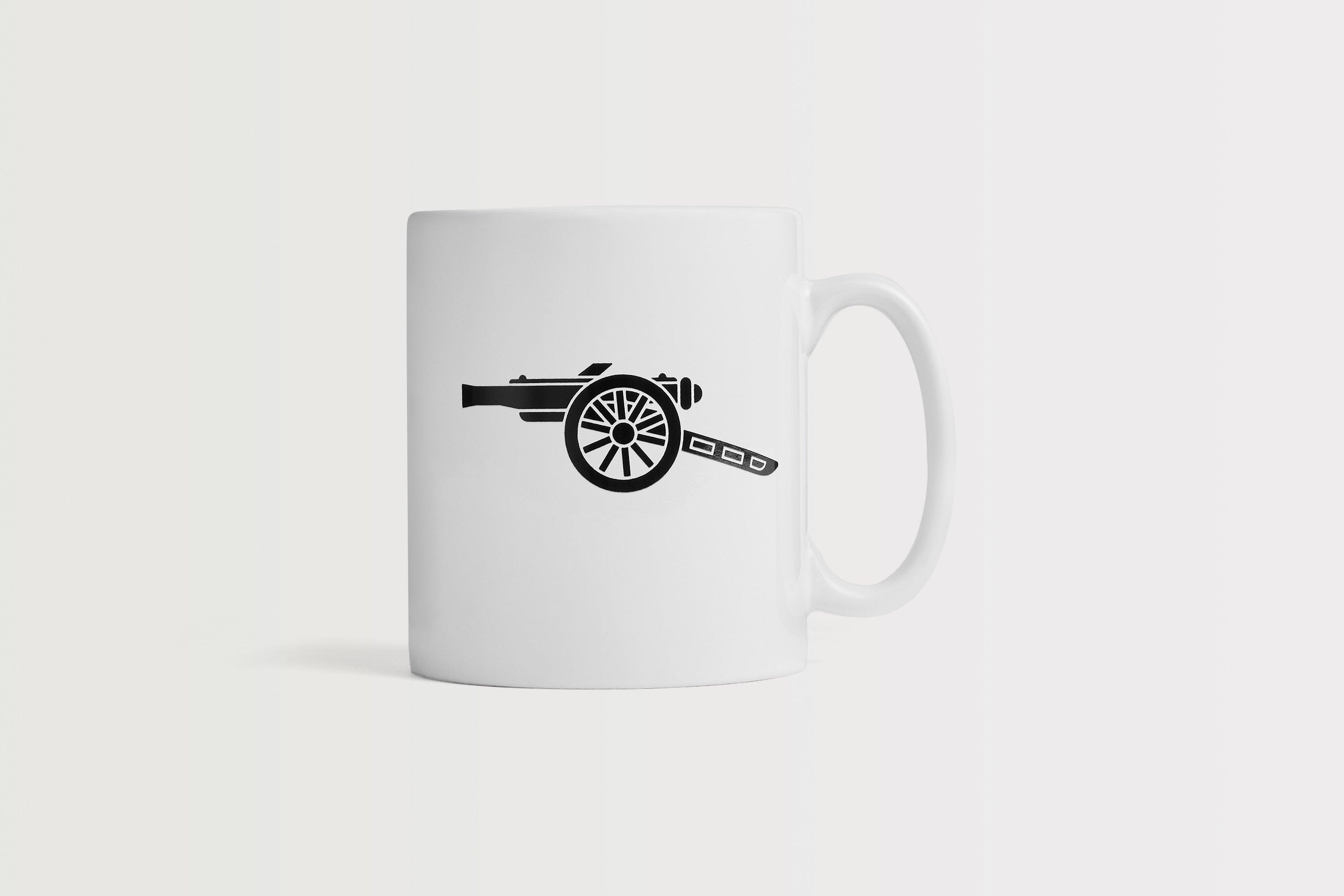 Arsenal Retro Cannon Mug