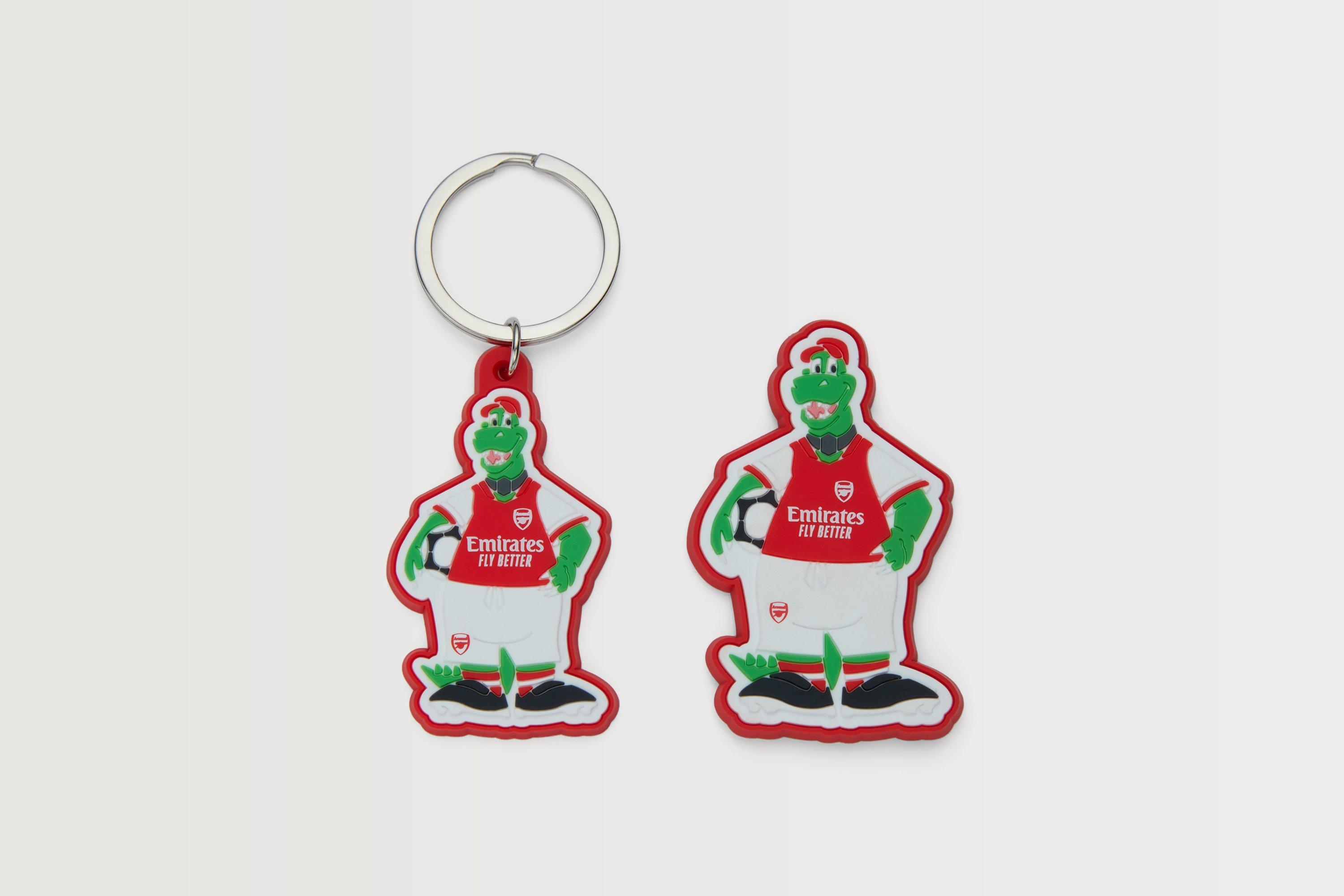 Arsenal Gunnersaurus Keyring and Magnet Set