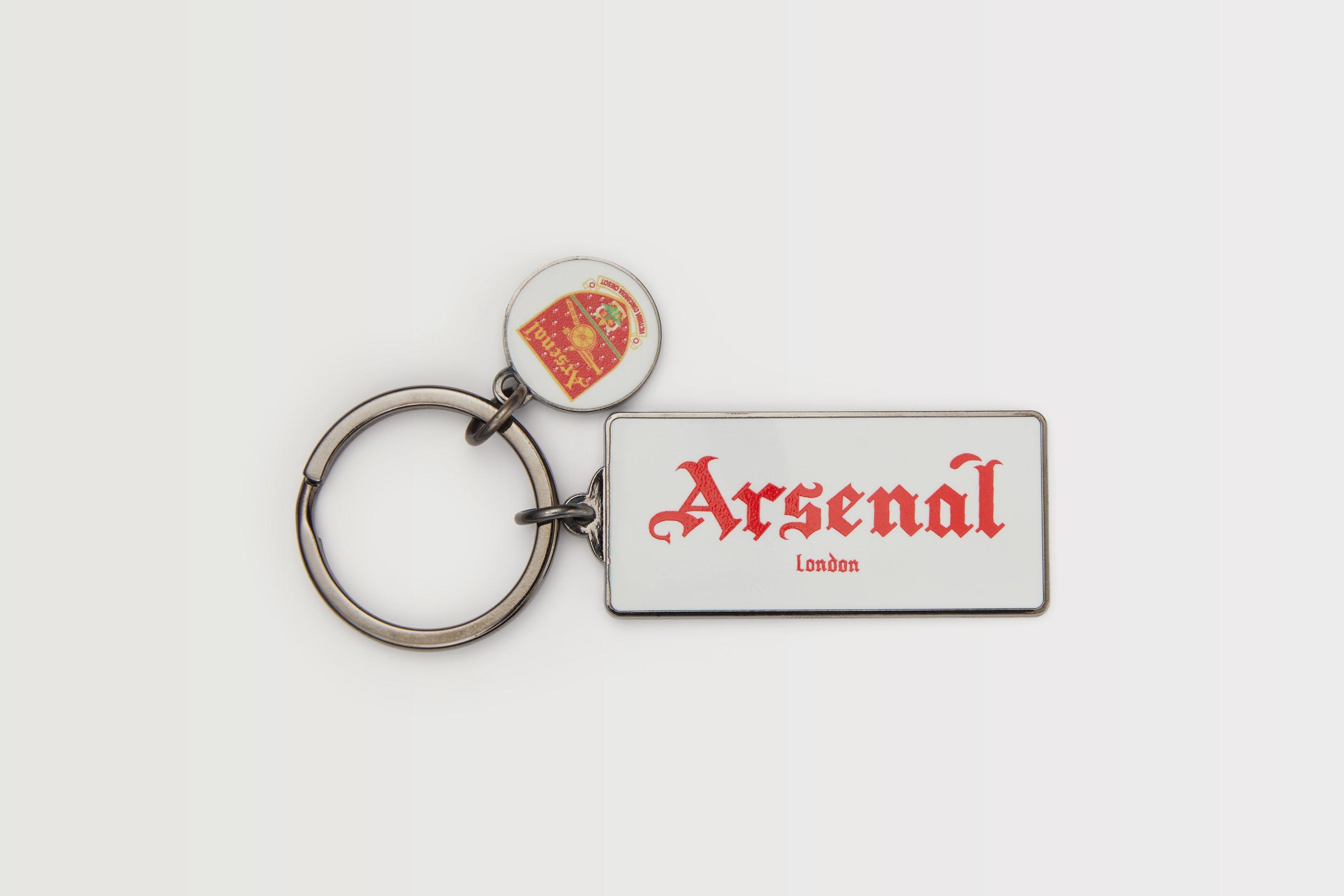 Arsenal Retro Crest Charm Keyring