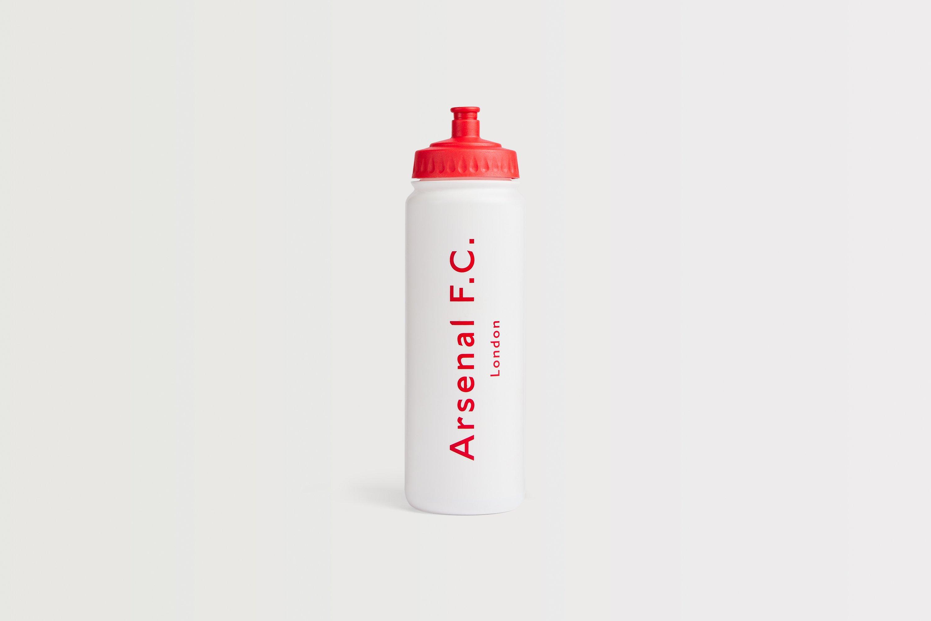 Arsenal Sports White Water Bottle