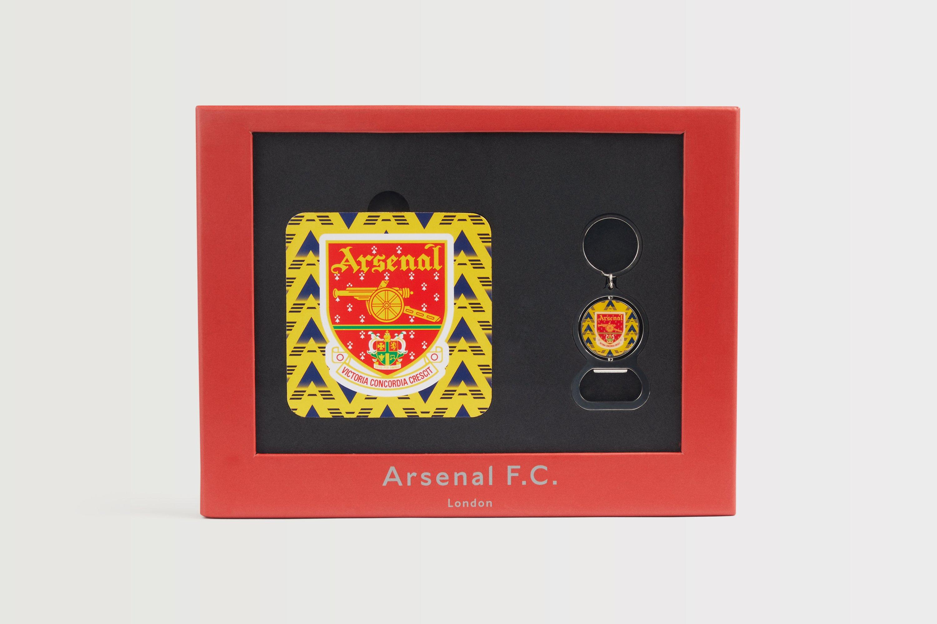 Arsenal Retro Bruised Banana Coaster and Bottle Opener