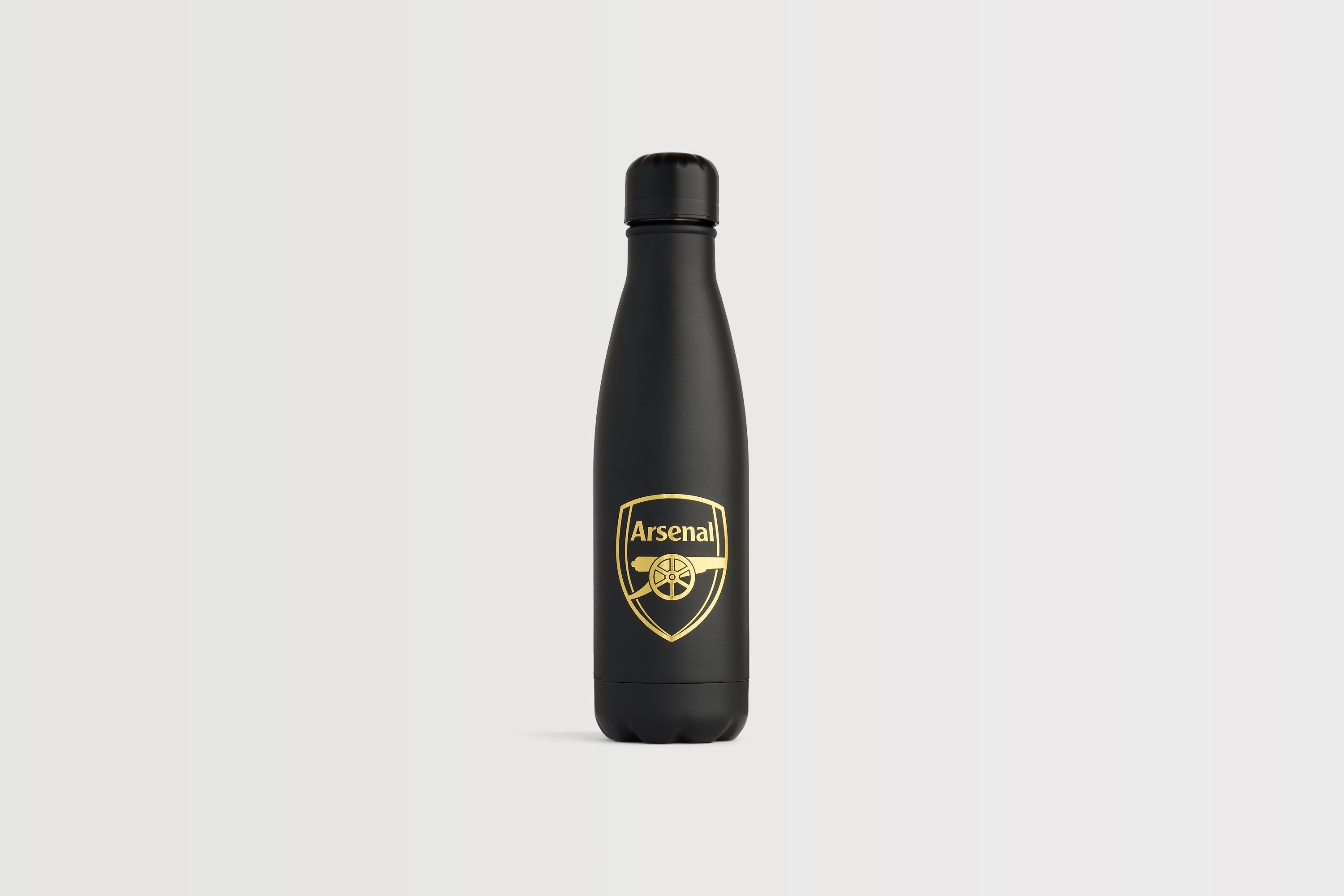 Arsenal 500ml Black Stainless Steel Thermal Bottle