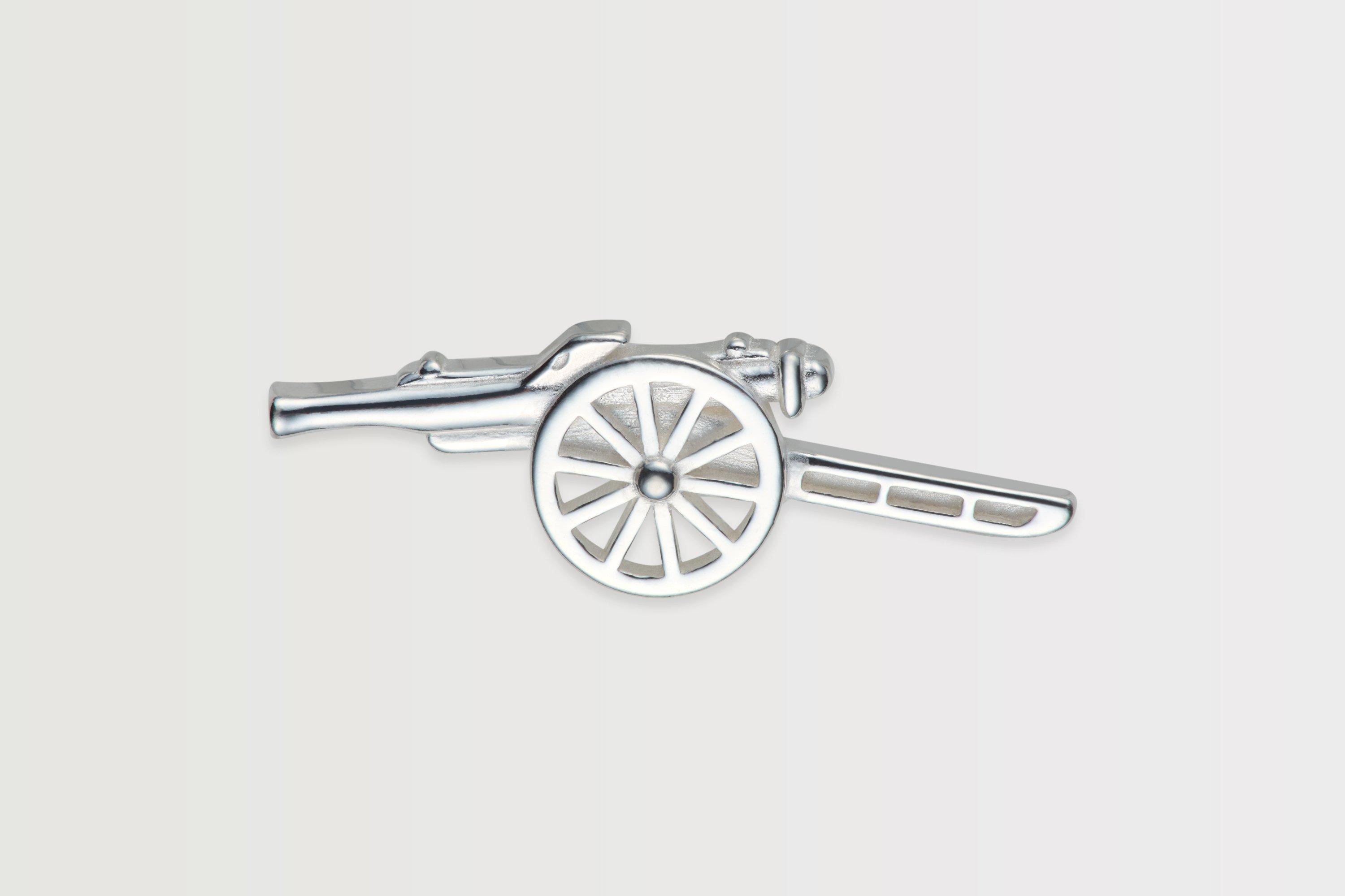 Arsenal Sterling Silver Cannon Pin Badge