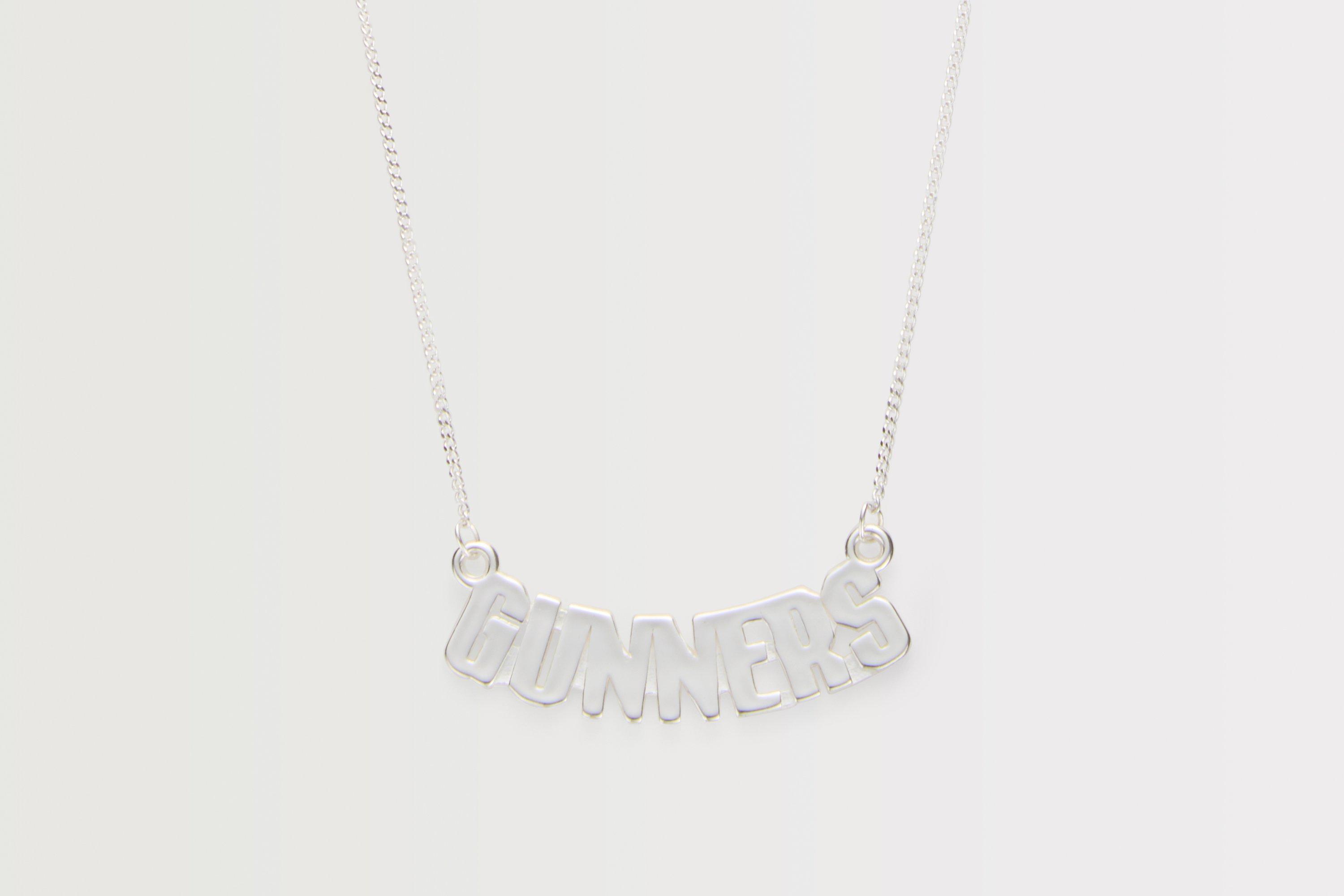 Arsenal Sterling Silver Gunners Necklace