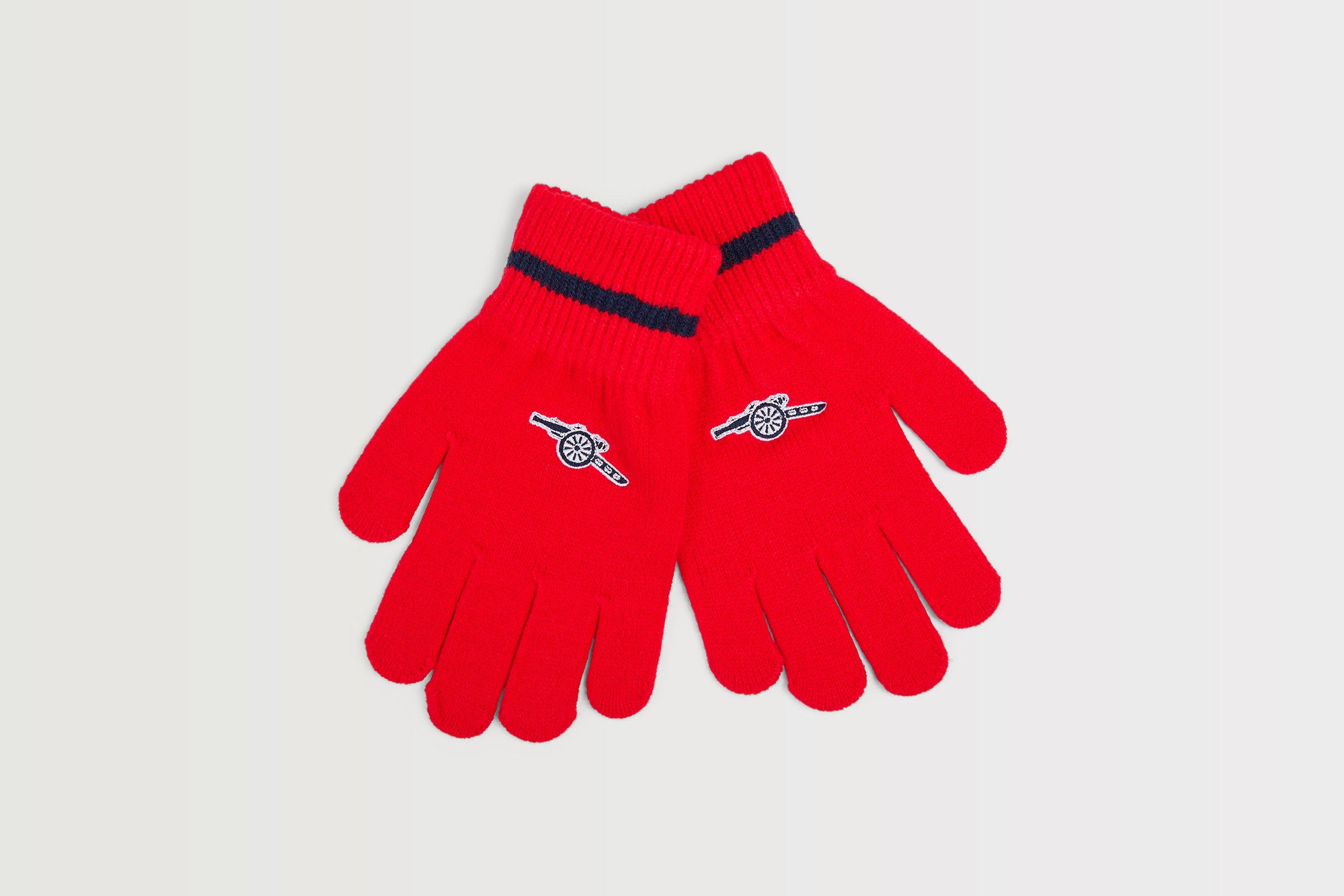 Arsenal Kids Red Cannon Gloves