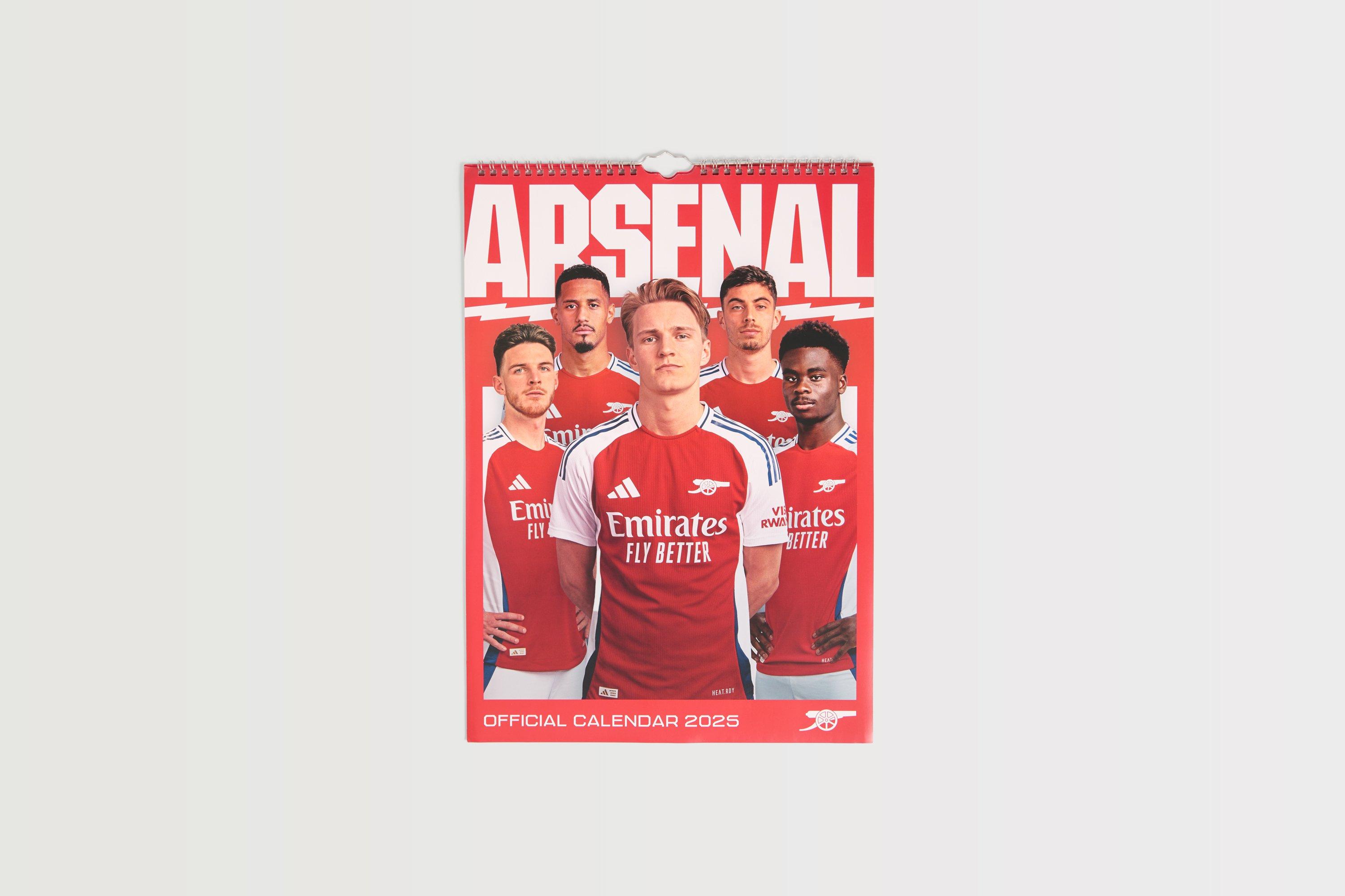 Arsenal Official 2025 Calendar