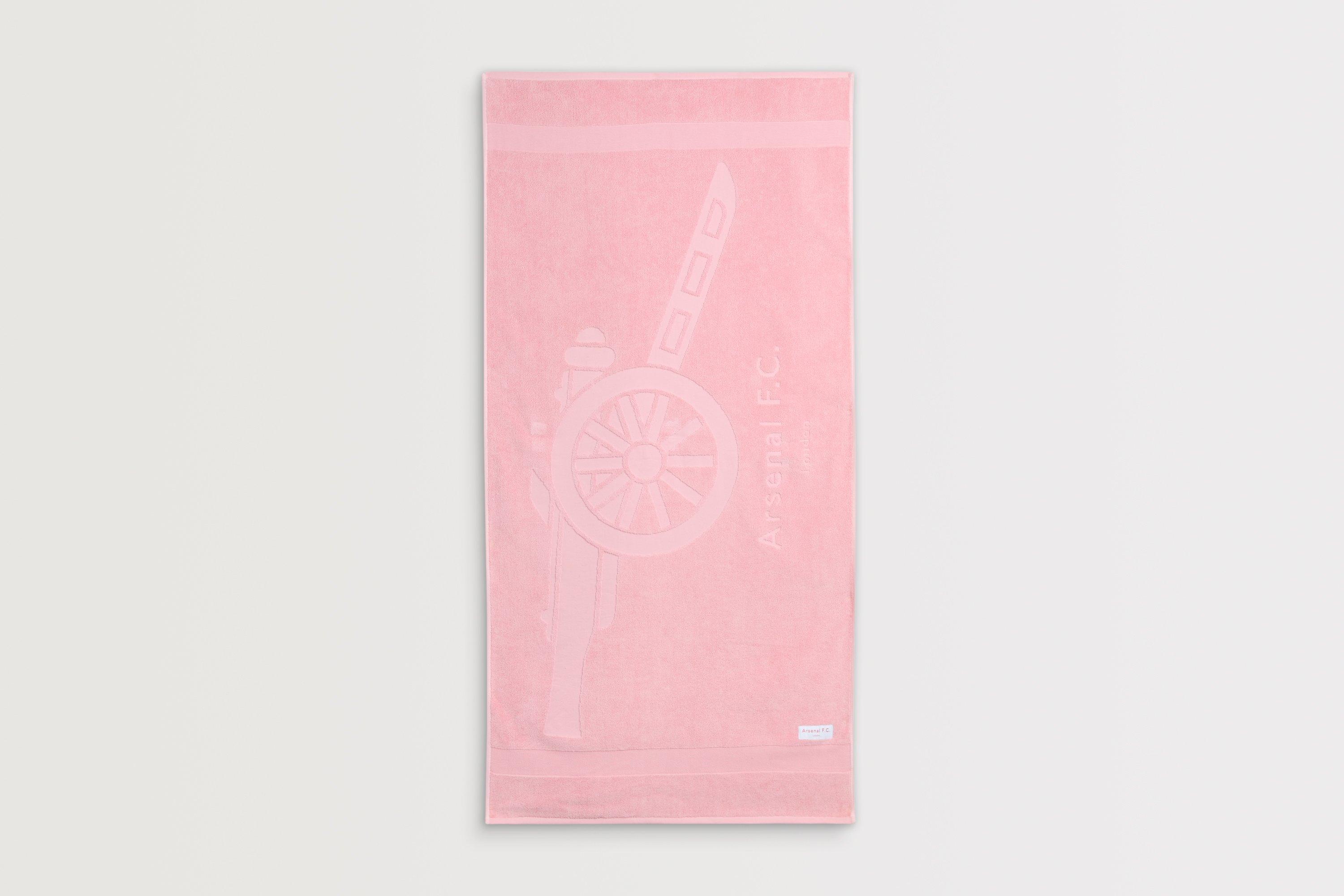 Arsenal Holloway Social Club Pink Beach Towel