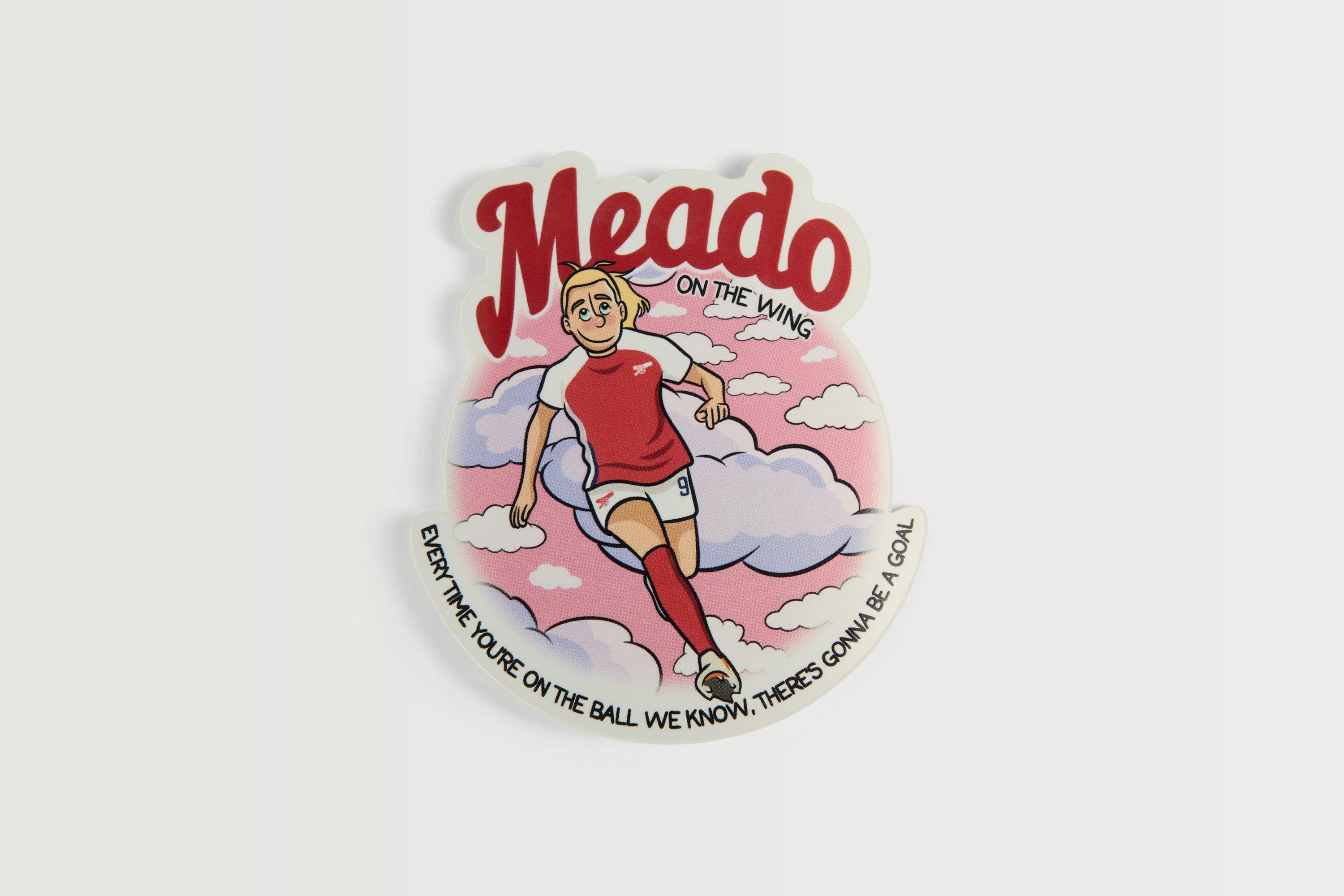 Arsenal Meado on The Wing Sticker
