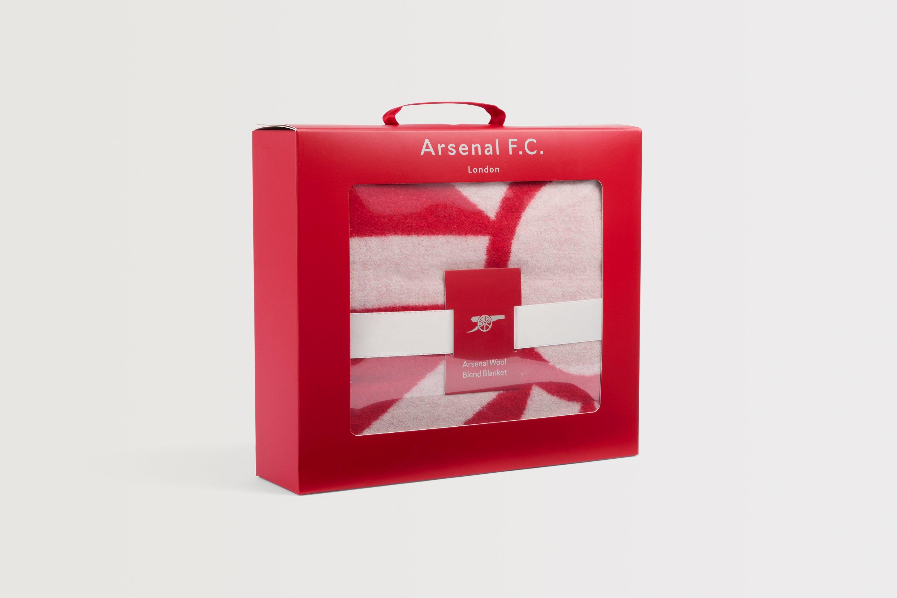 Arsenal Red Cannon Wool Blanket