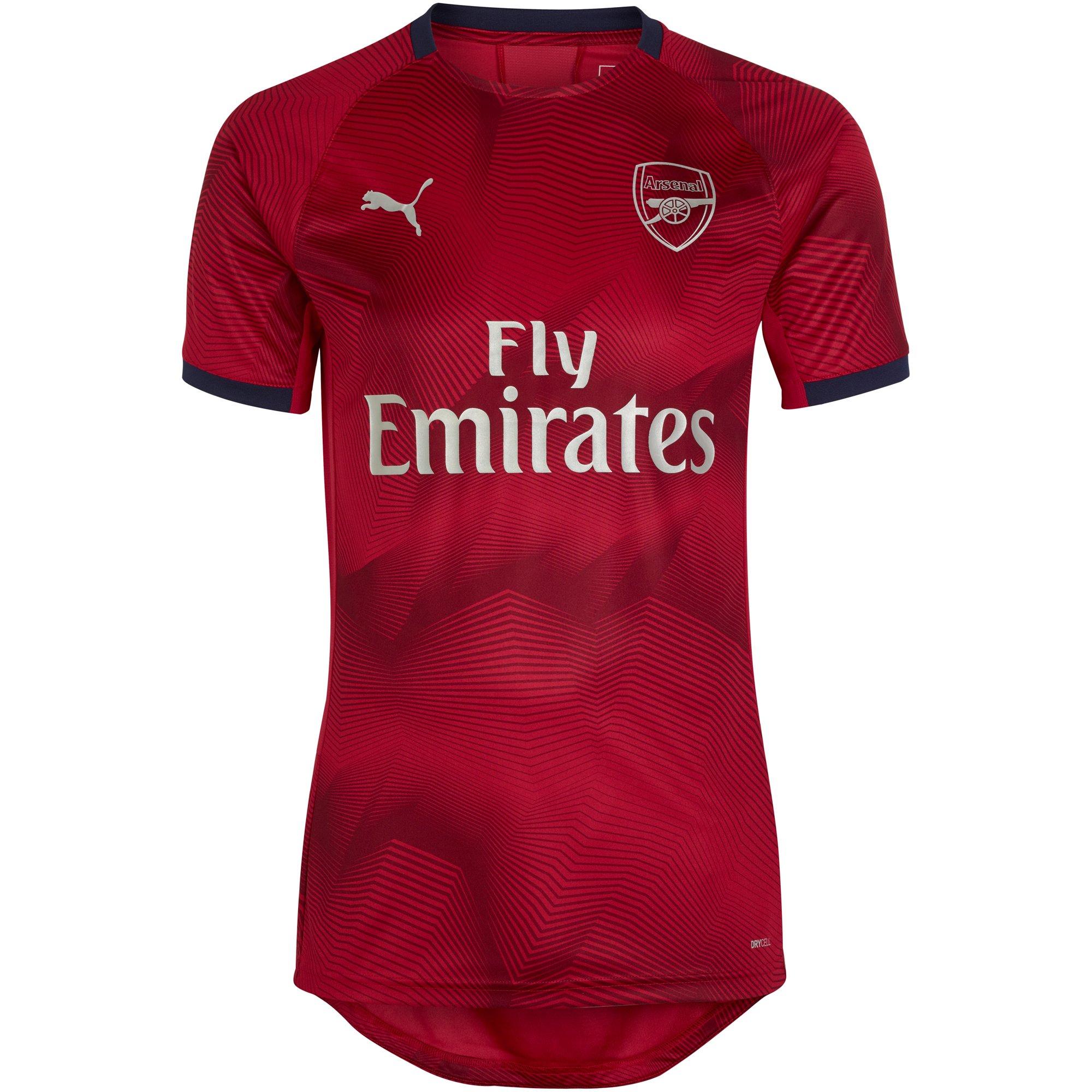 arsenal red jersey