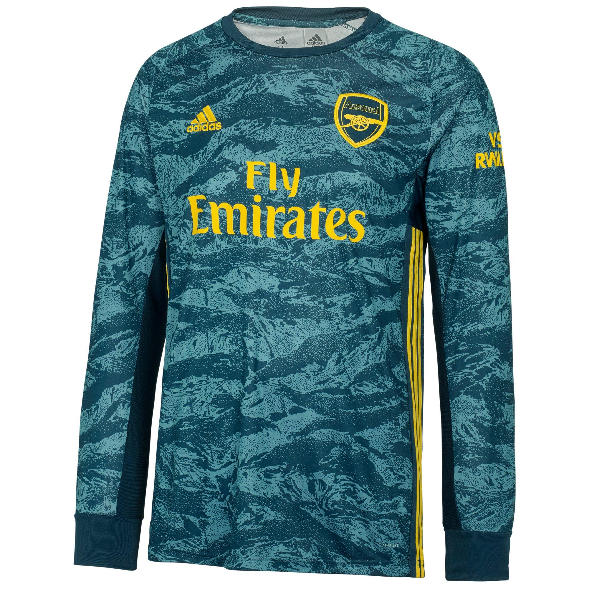 arsenal junior goalkeeper kit