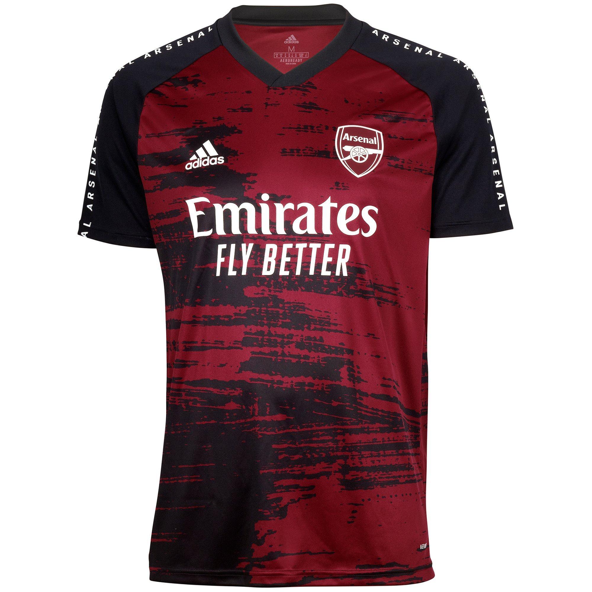 arsenal pre game shirt