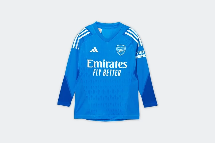 Arsenal Junior 23/24 Blue Goalkeeper Long Sleeved Shirt