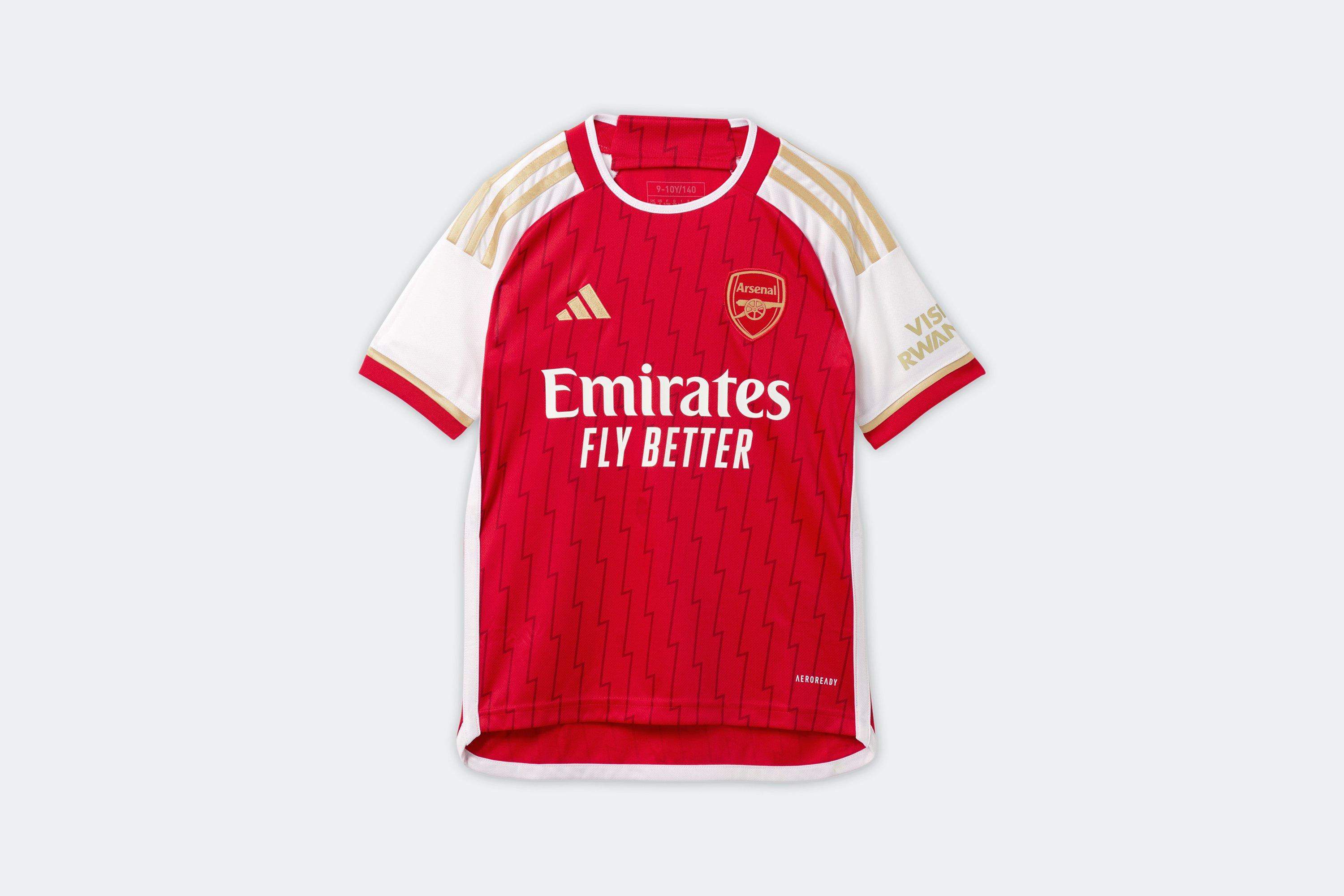 Arsenal home and away 2024 kit