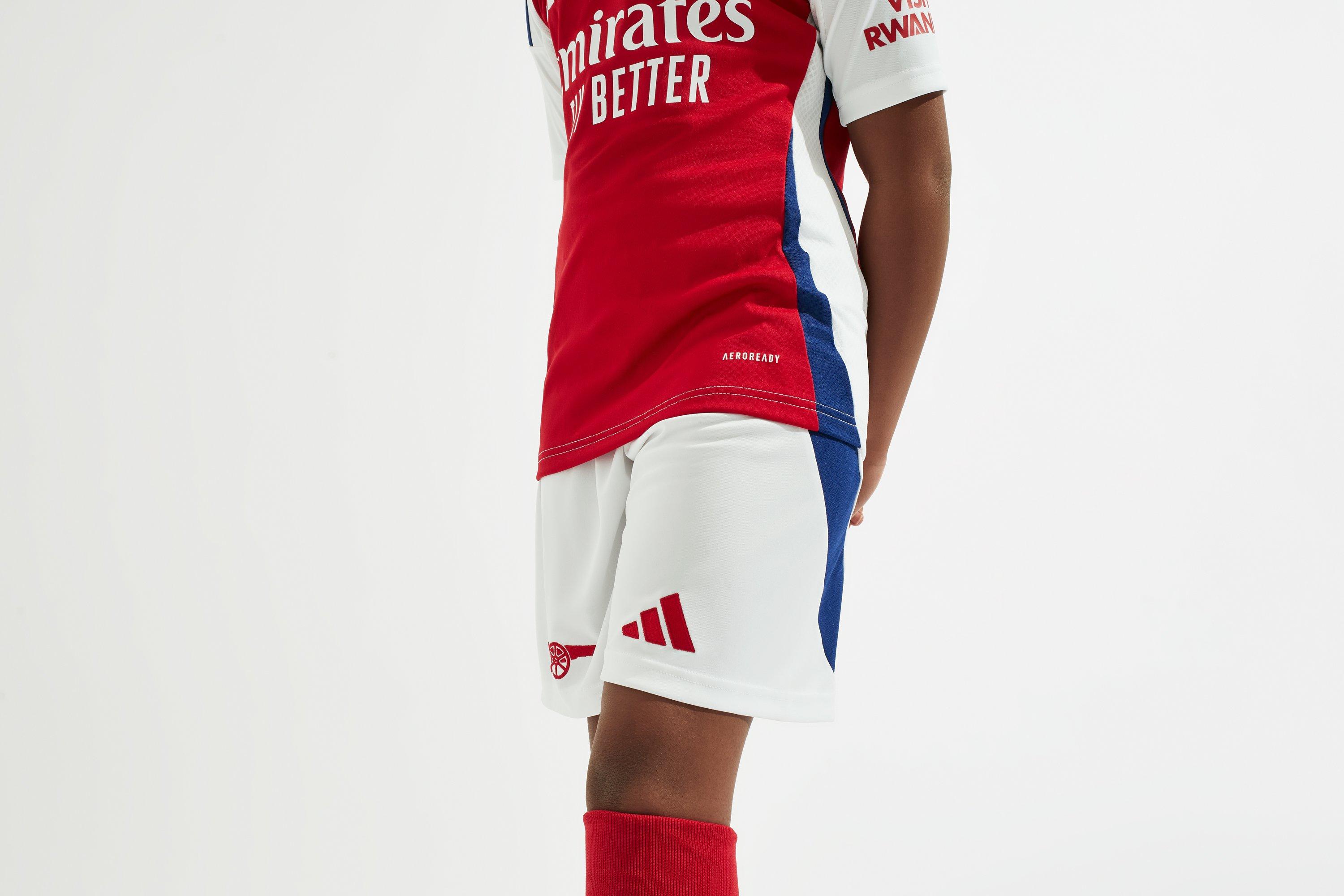 Arsenal adidas Kids 24/25 Home Shorts