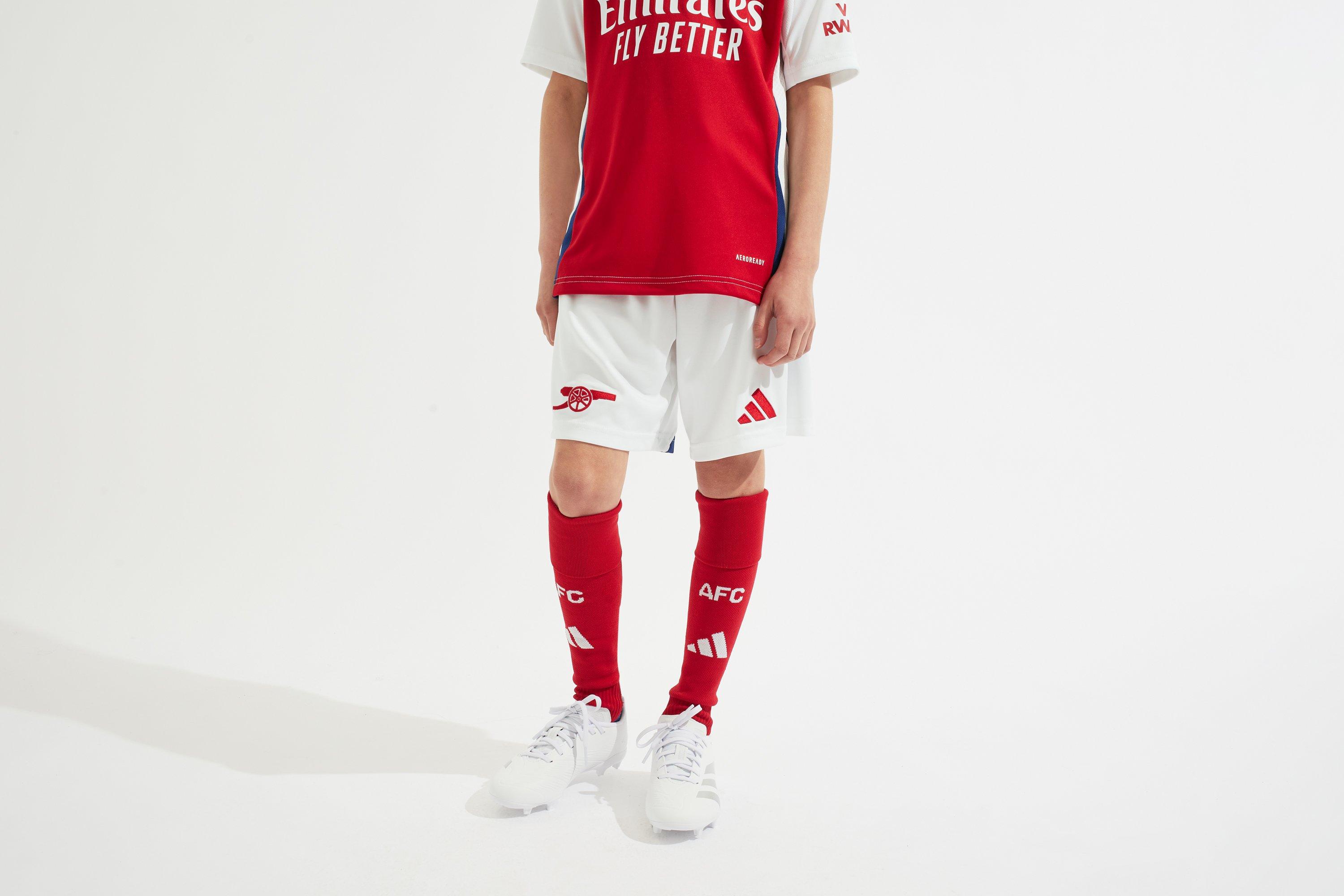Arsenal adidas Kids 24/25 Home Shorts