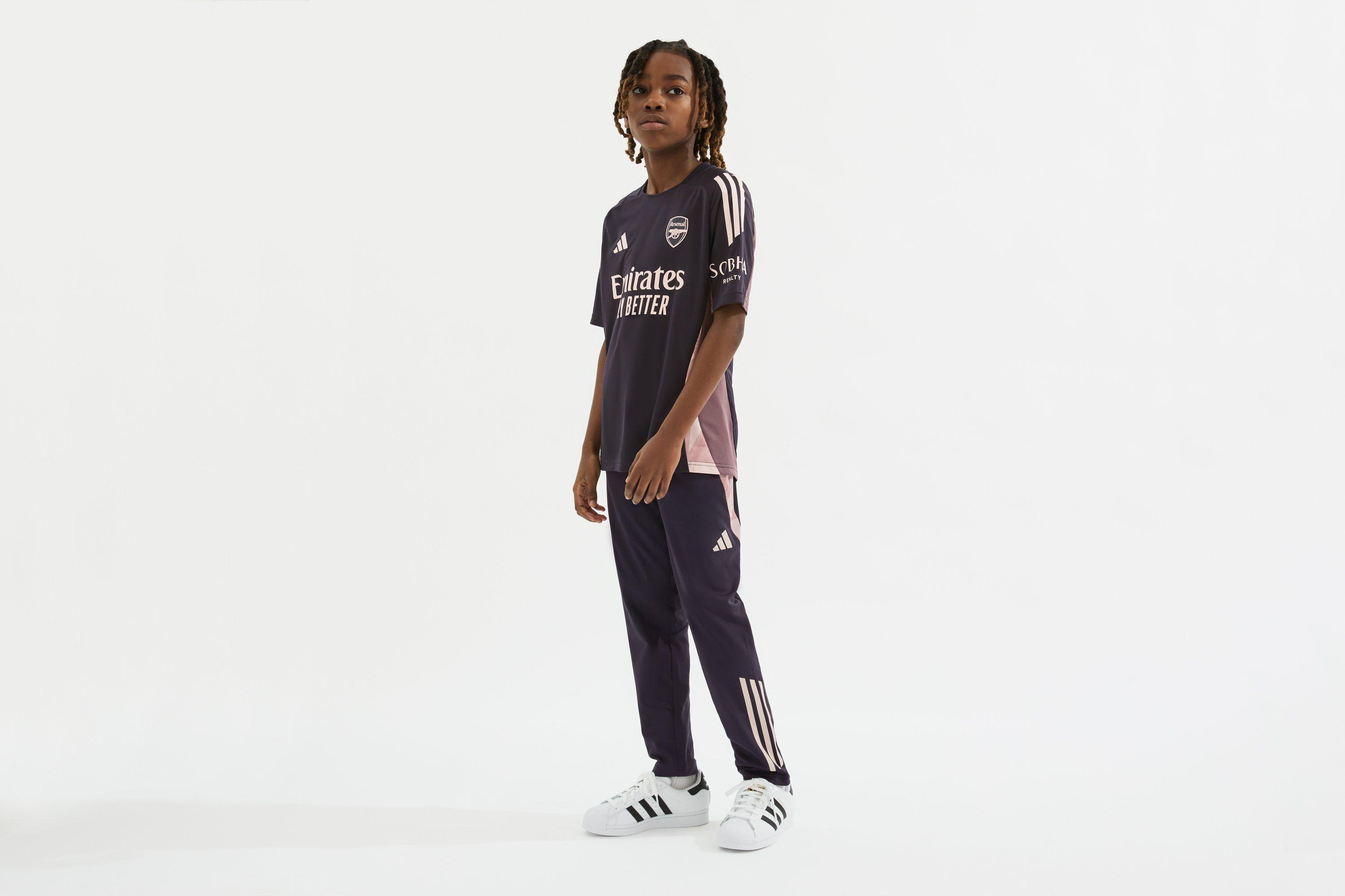 Arsenal adidas Kids 24/25 Aurora Black Training Pants