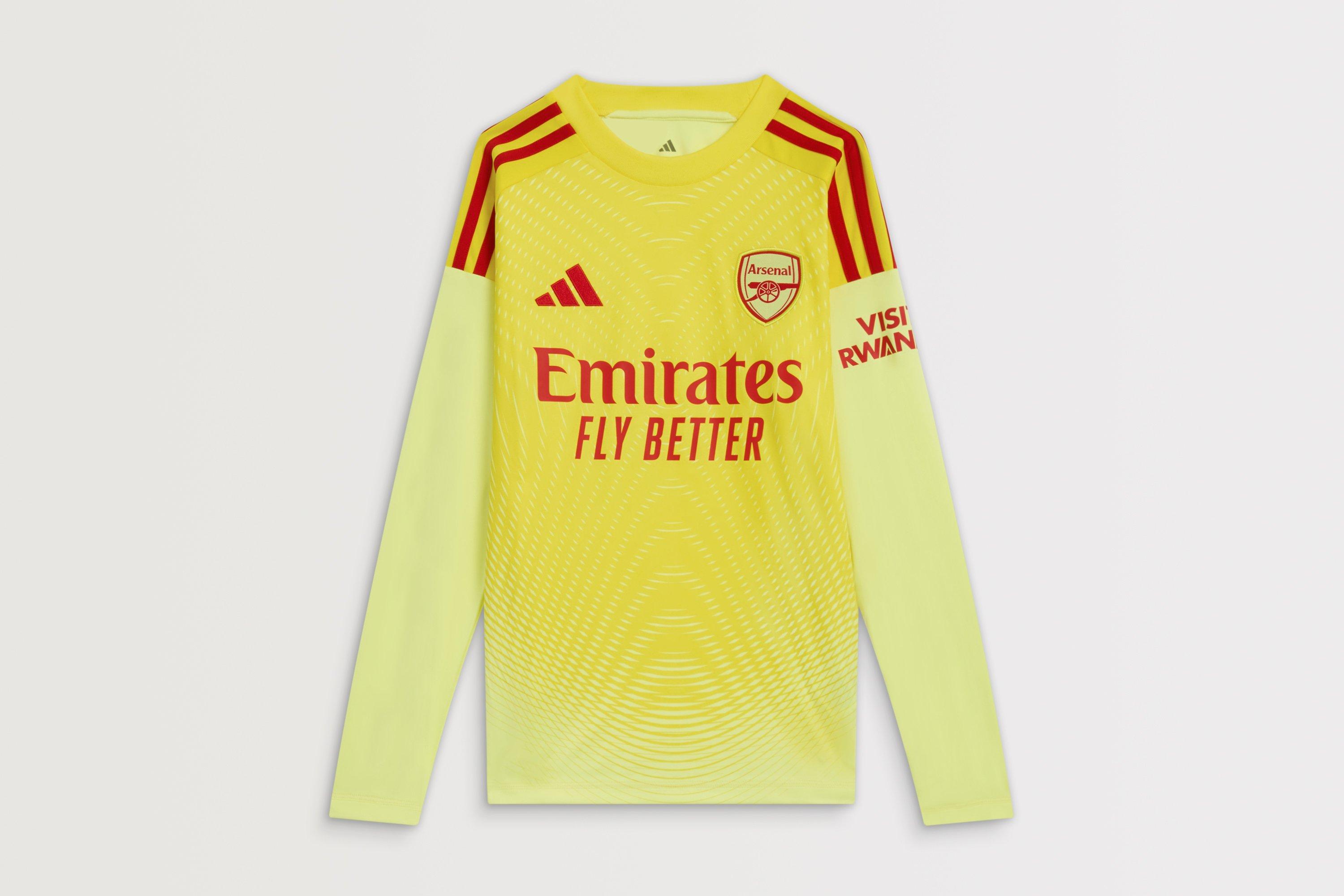 Arsenal adidas Kids 25/26 Long Sleeved Home Goalkeeper Shirt