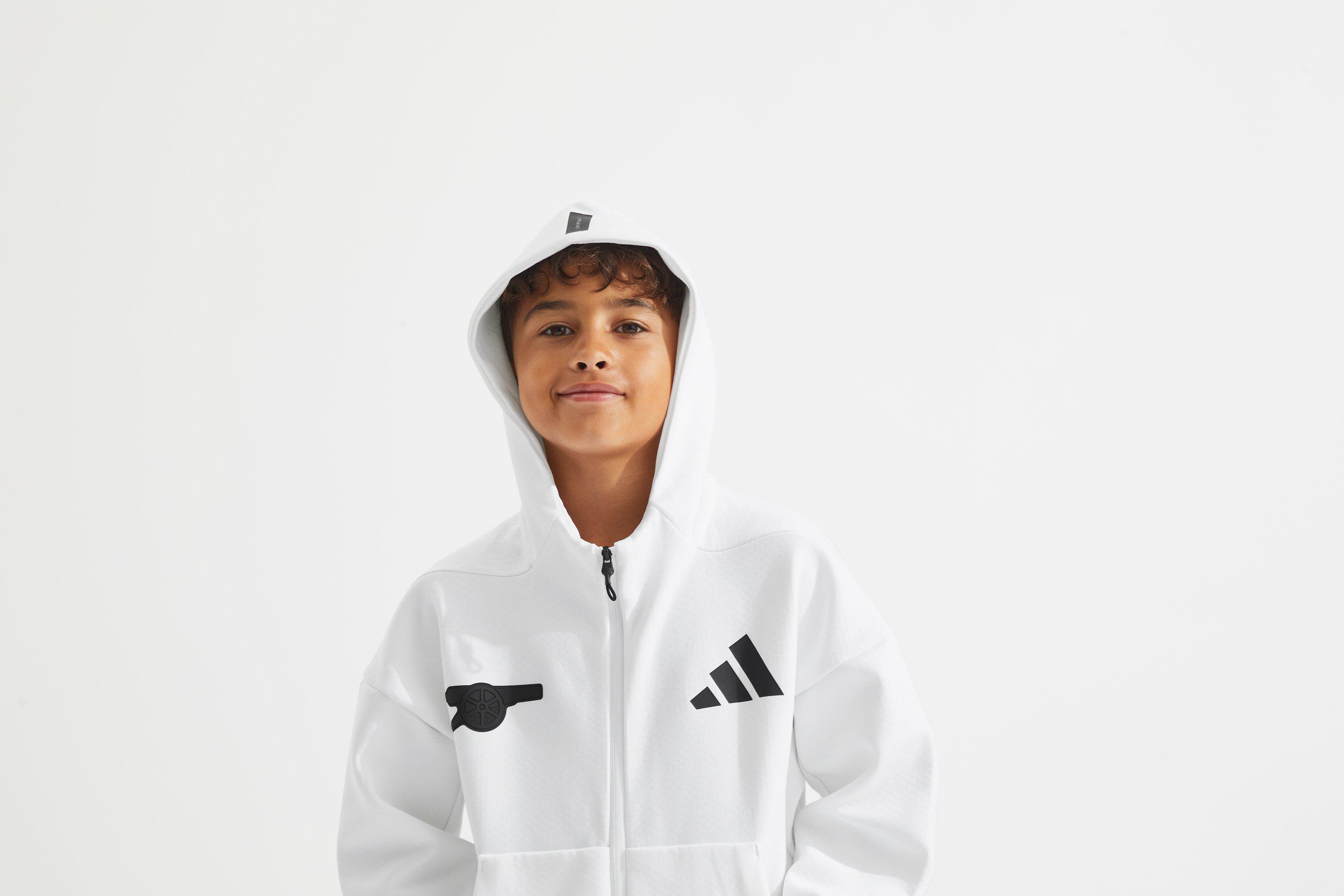 Arsenal adidas Kids 24 25 ZNE Full Zip Hoodie