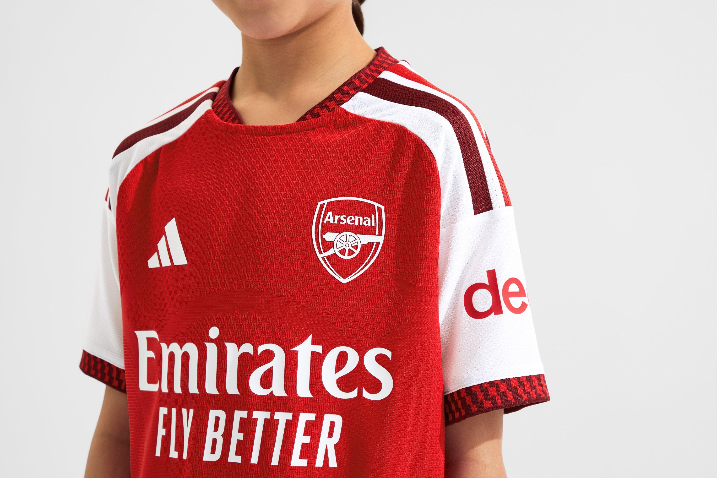 Arsenal adidas Kids 26/27 Authentic Home Shirt | Official Online Store