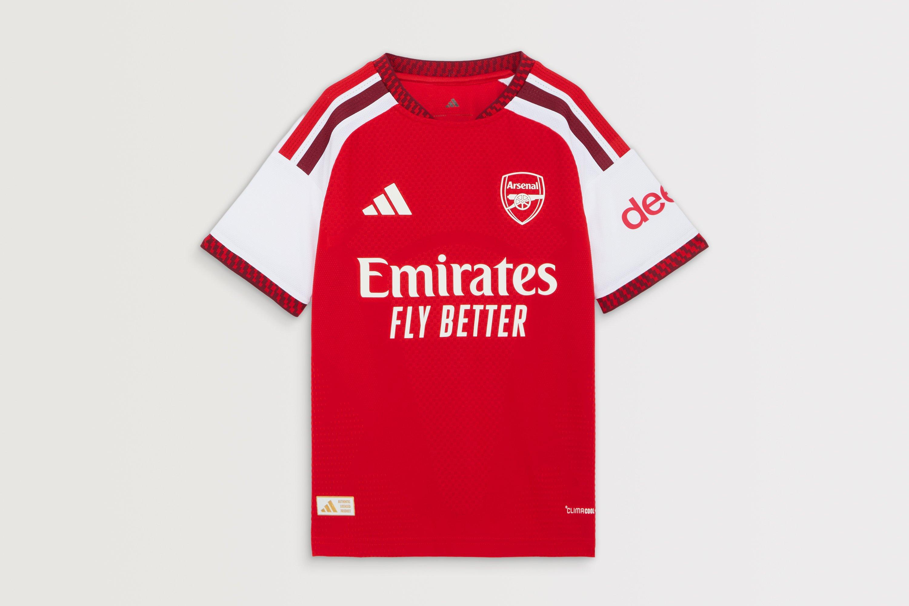 Arsenal adidas Kids 26/27 Authentic Home Shirt | Official Online Store
