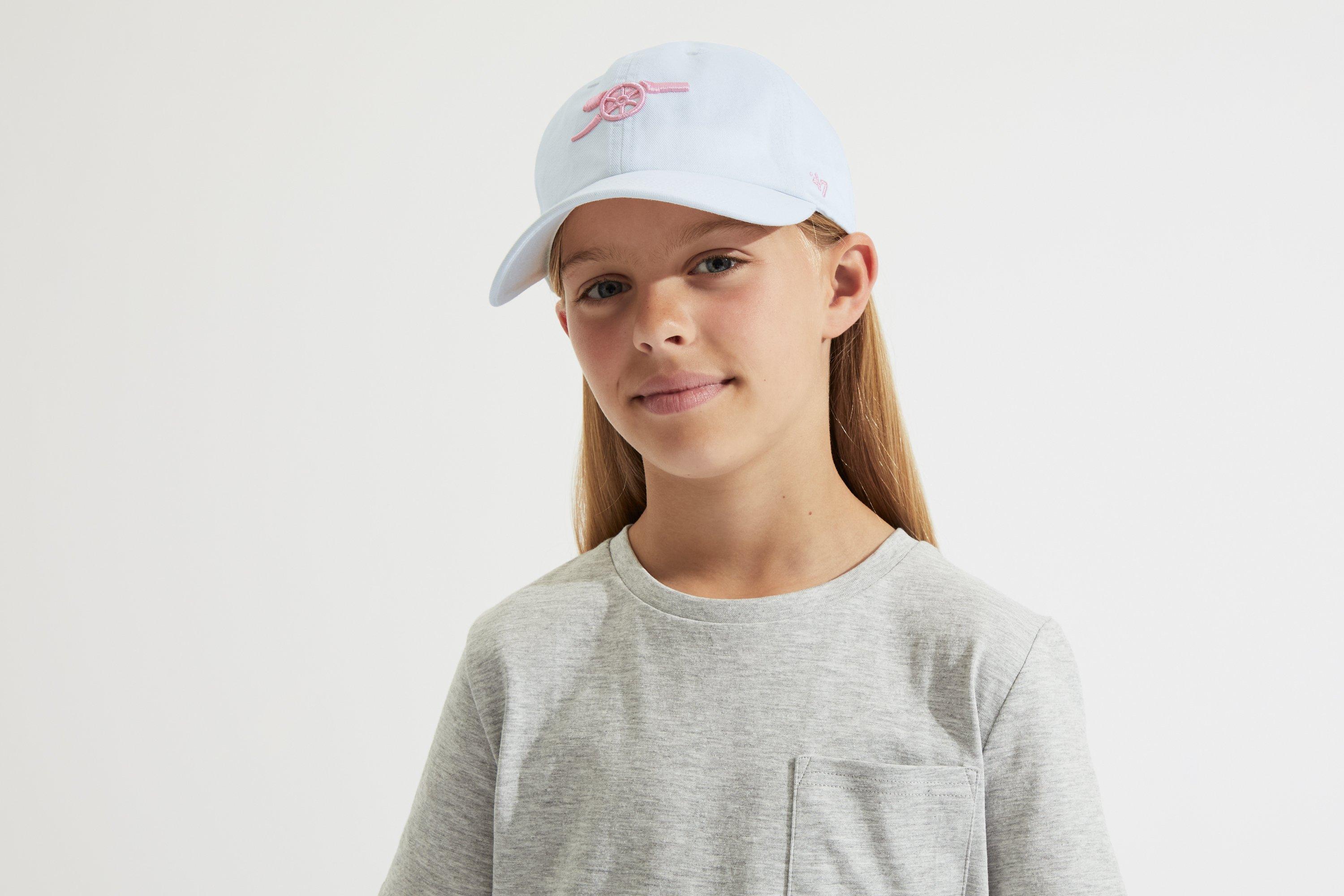 Arsenal Kids 47 White Contrast Cannon Cap