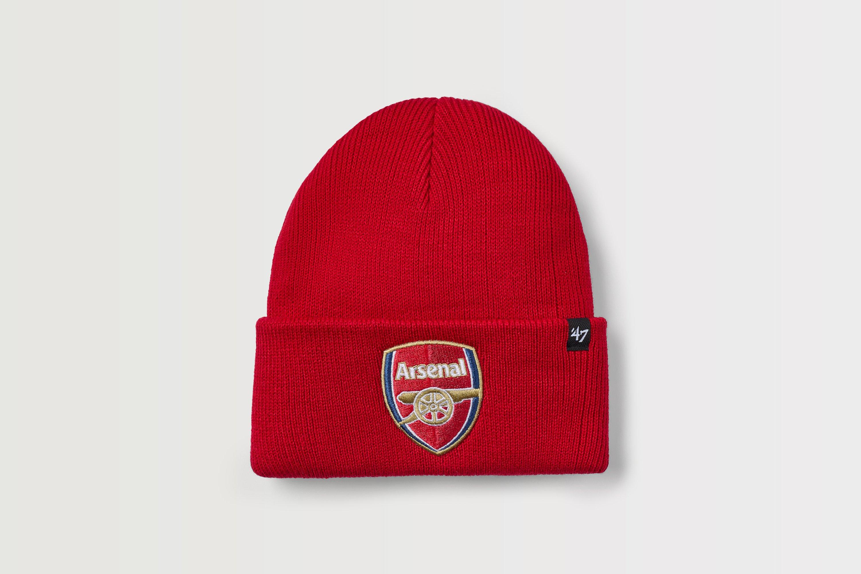 Arsenal Kids 47 Red Crest Beanie