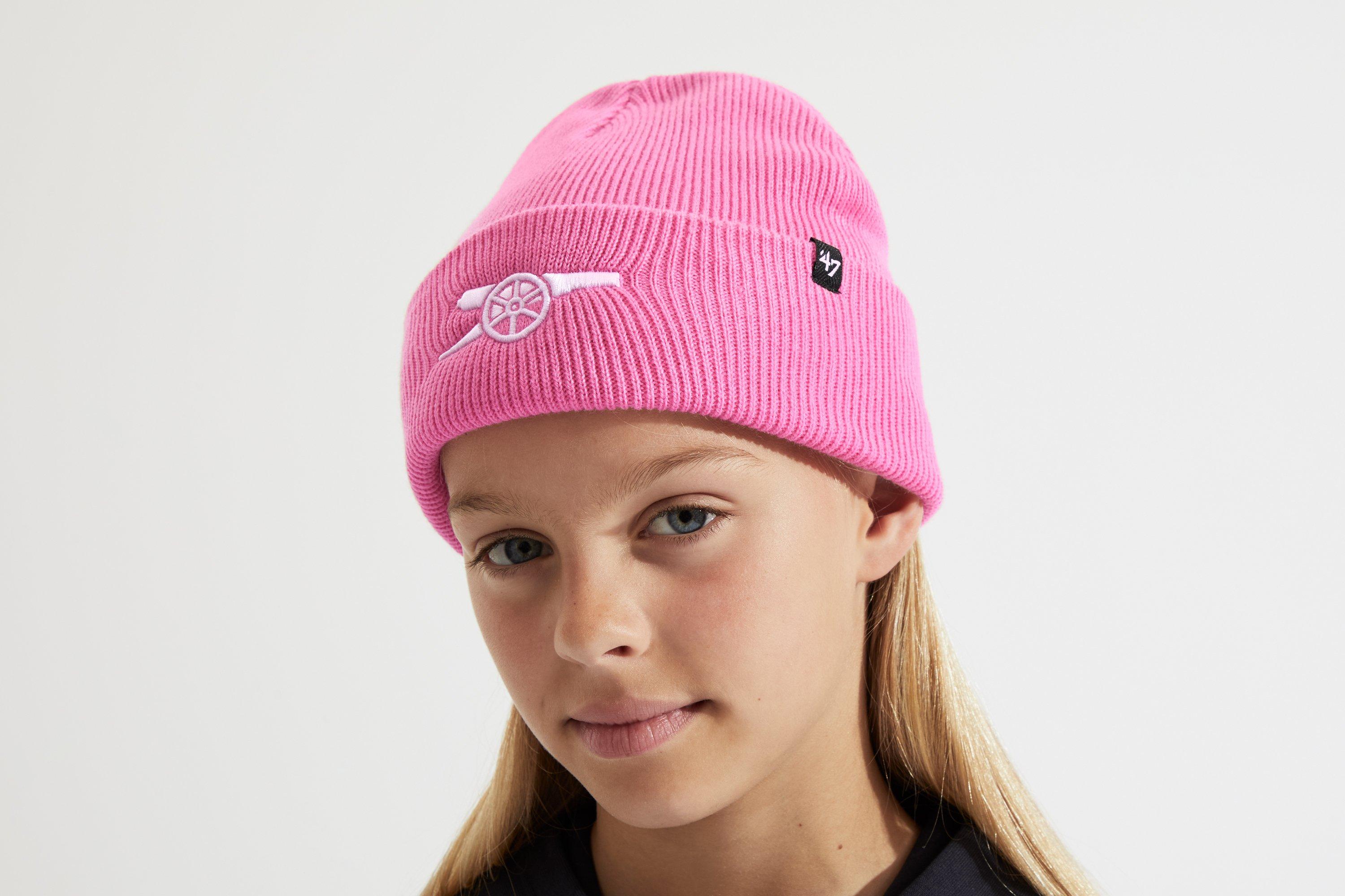 Arsenal Kids 47 Pink Cannon Beanie