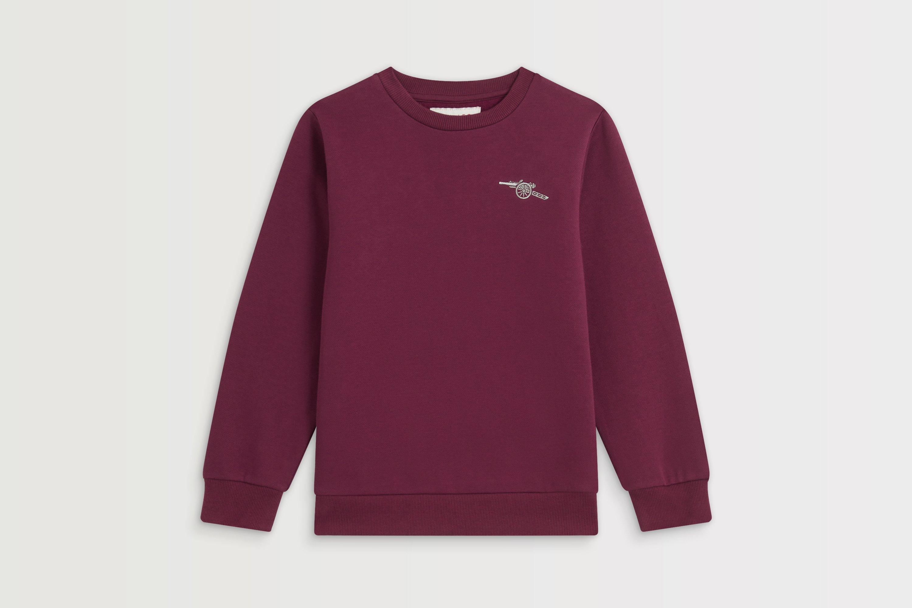 Arsenal Kids Burgundy Cannon Sweatshirt