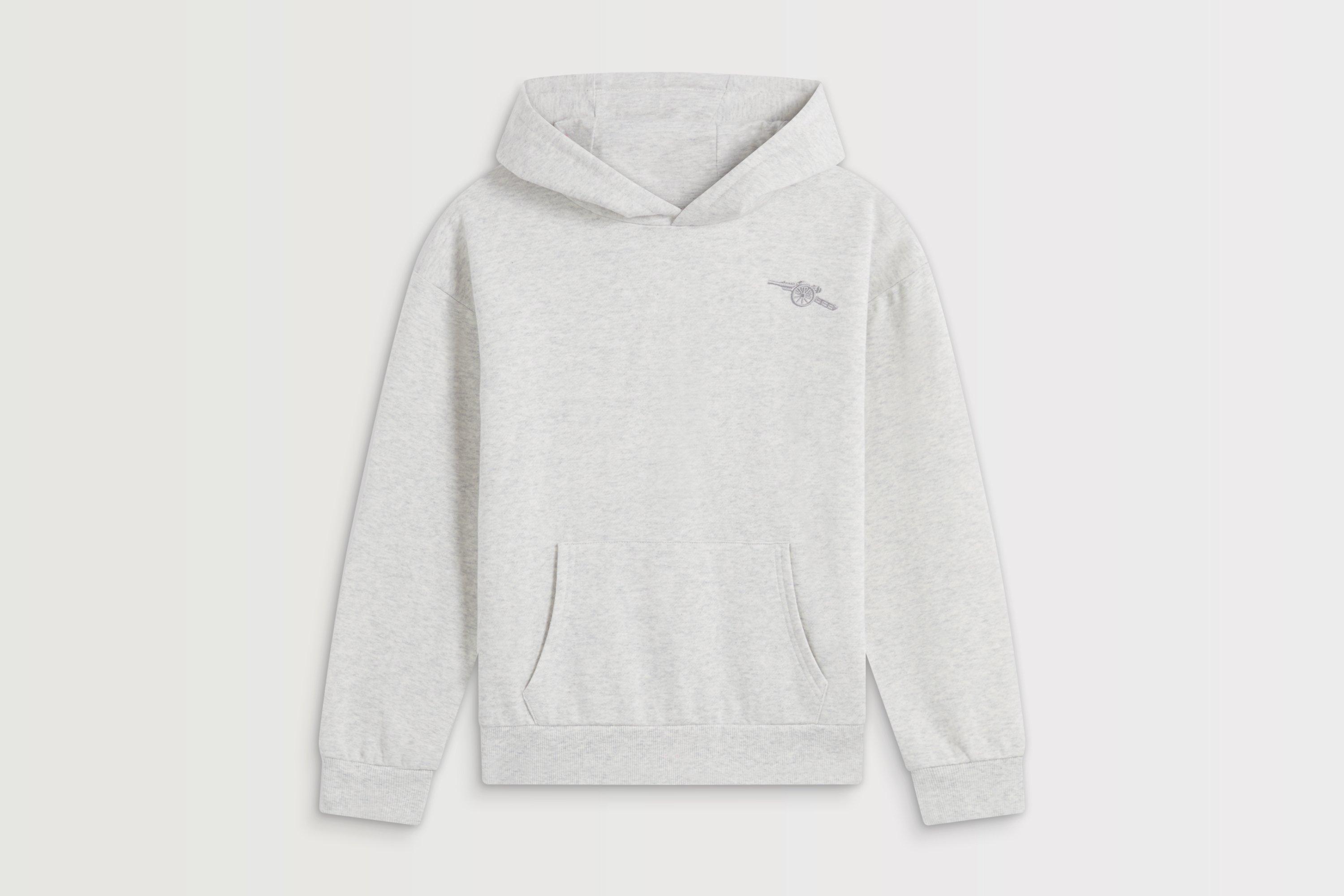 Arsenal Kids Grey Cannon Hoodie