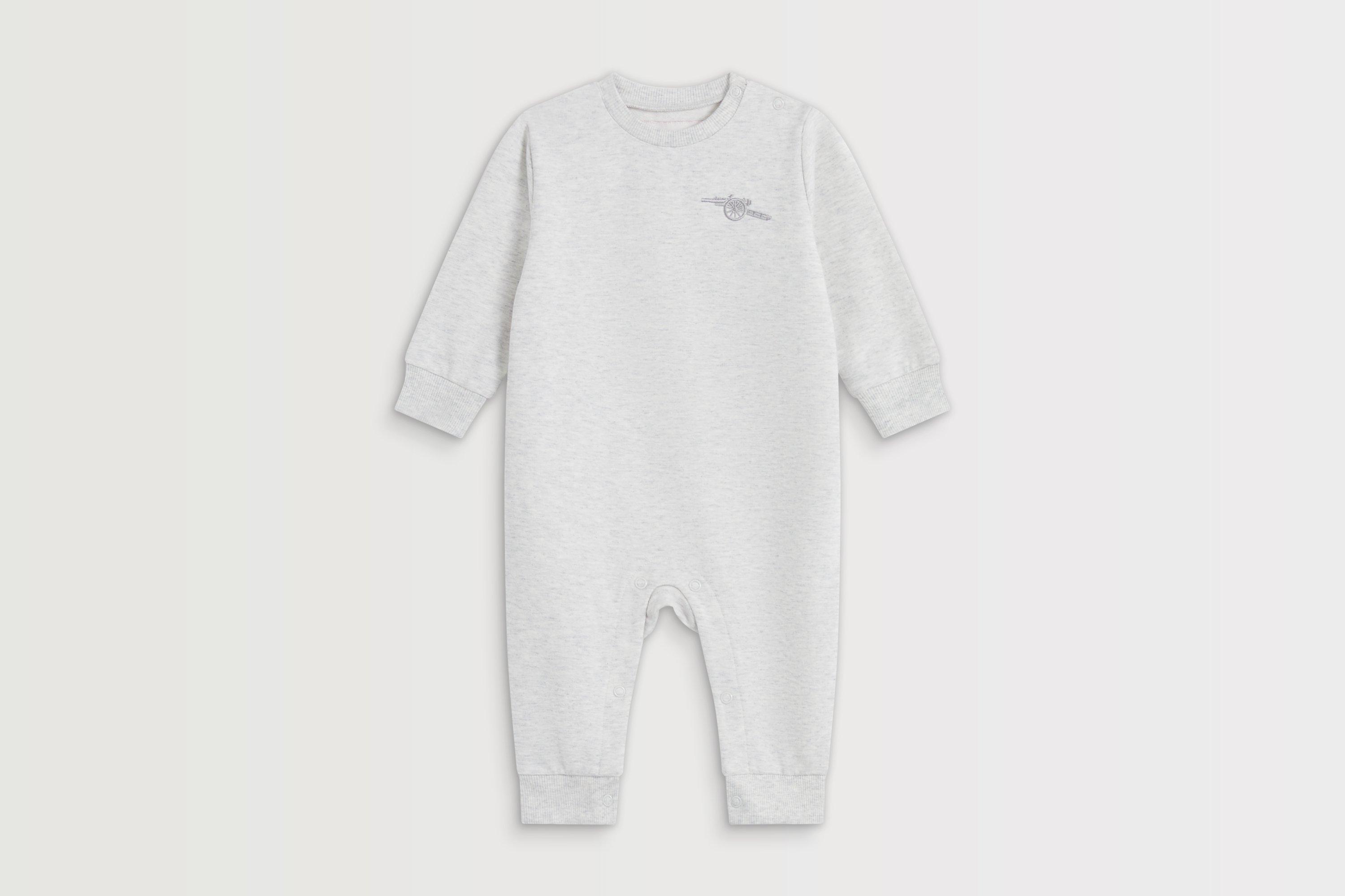 Arsenal Baby Grey Cannon Romper