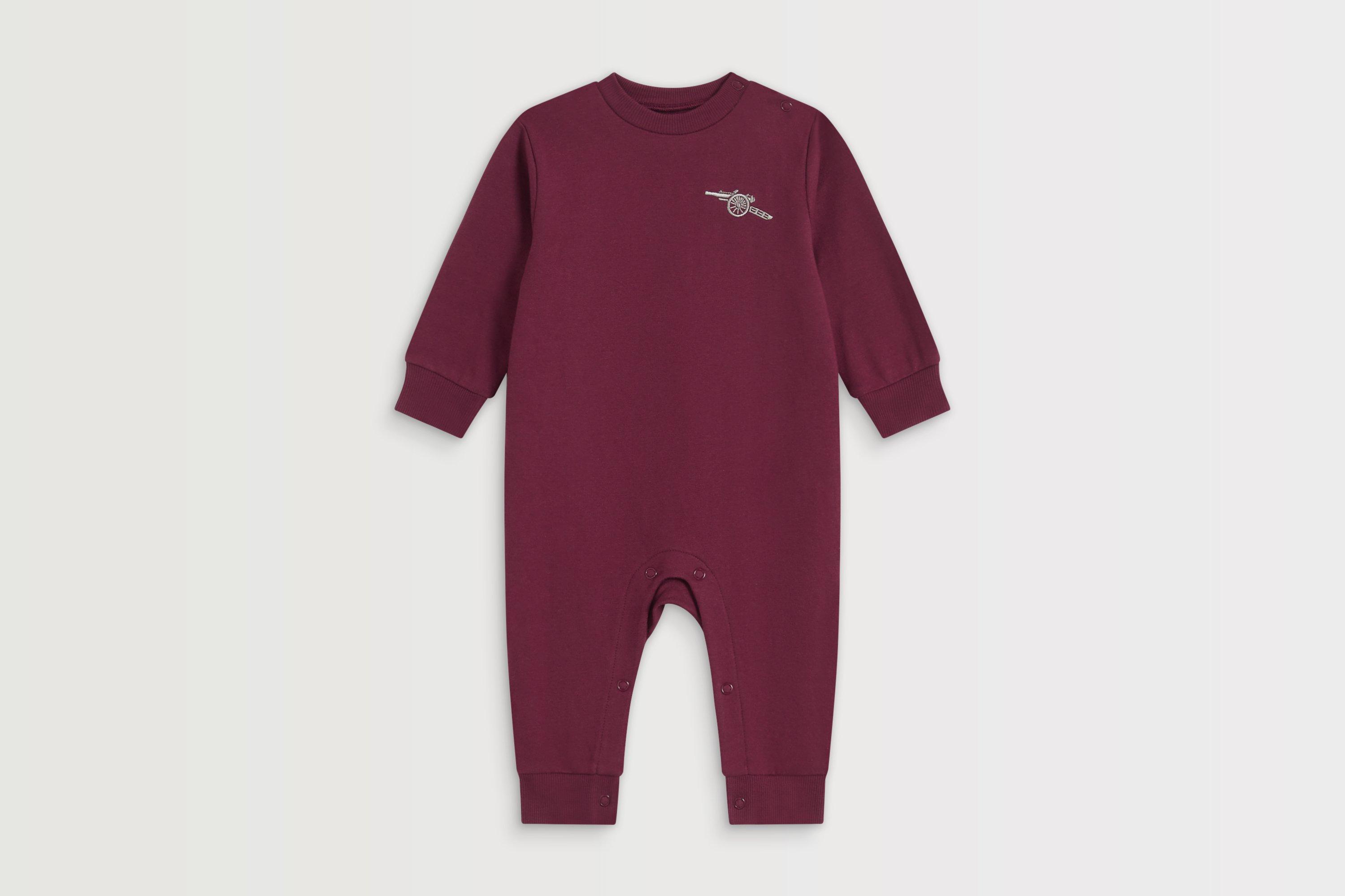 Arsenal Baby Burgundy Cannon Romper