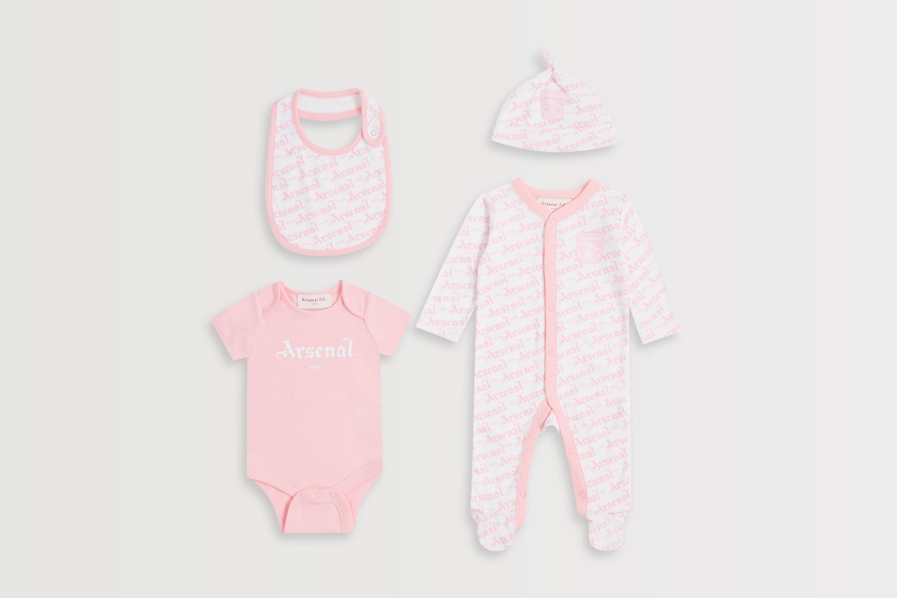 Arsenal Baby Concordia Pink 4pc Gift Set