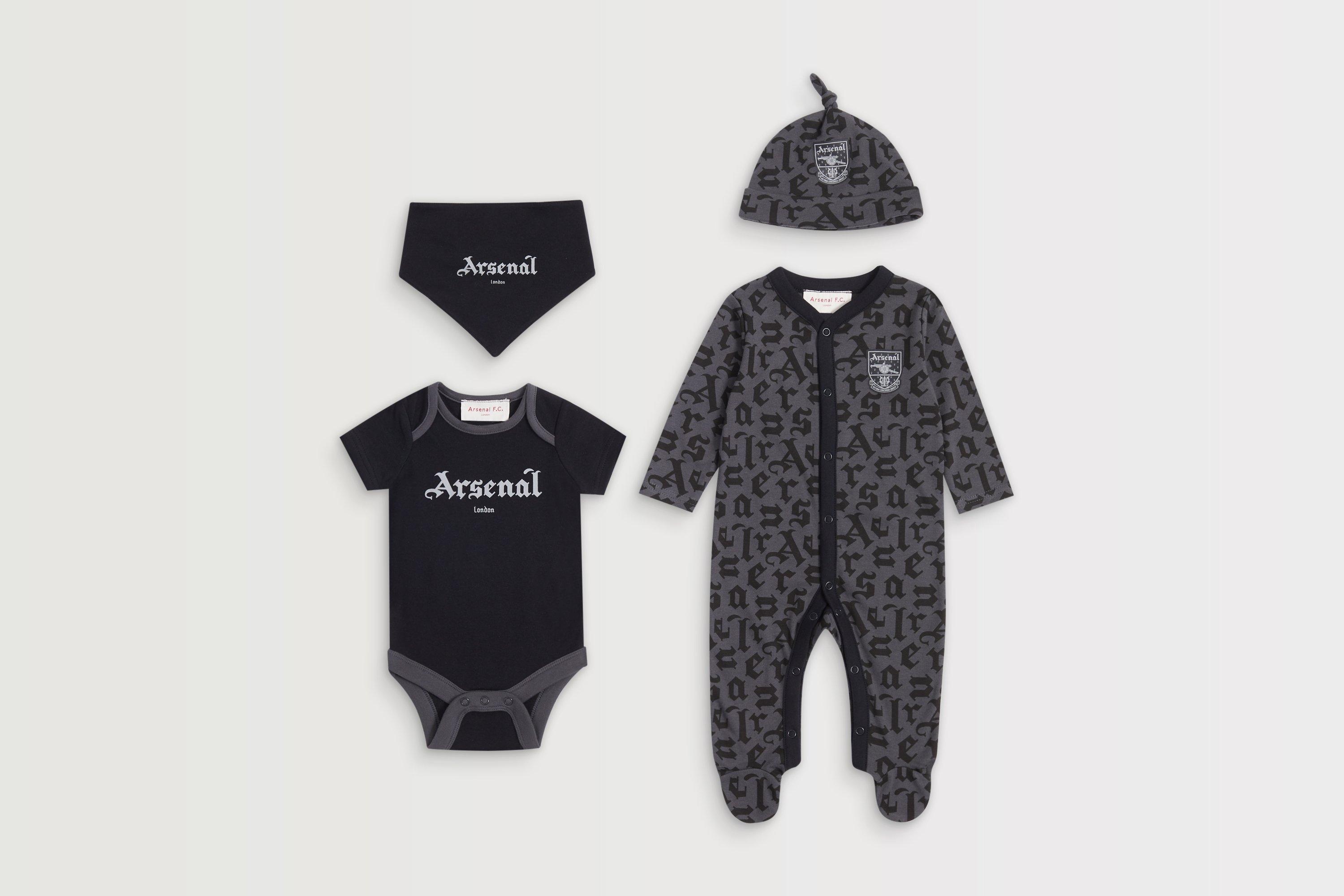 Arsenal Baby Concordia Black 4pc Gift Set