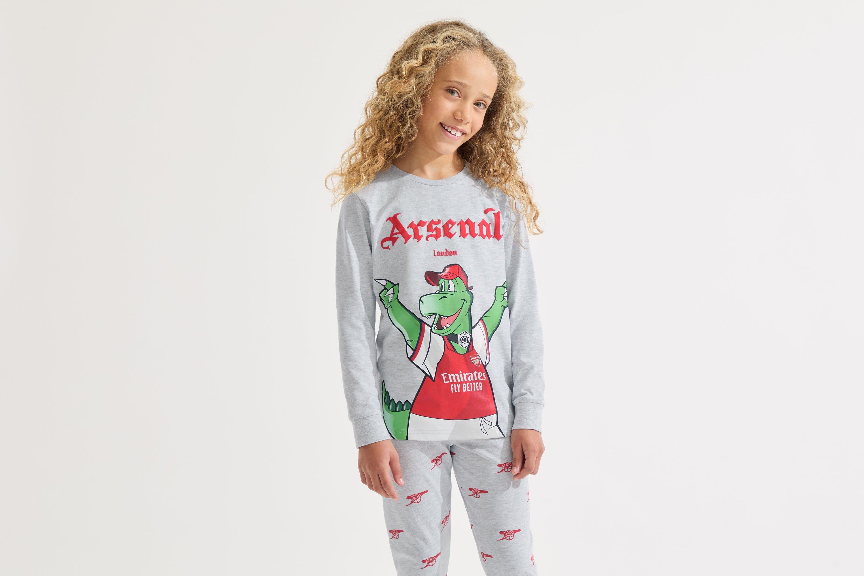 Arsenal Kids Gunnersaurus Grey Lounge Set