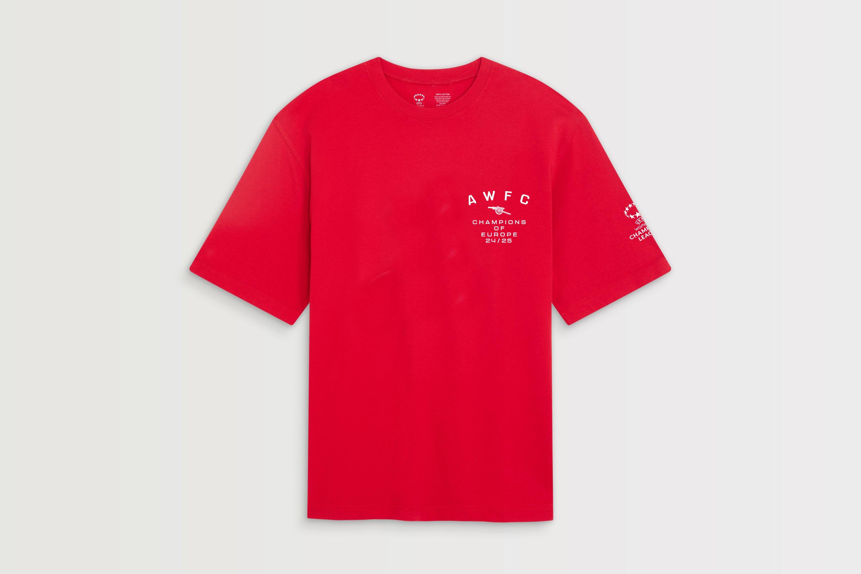 Arsenal UWCL Winners Kids T-Shirt