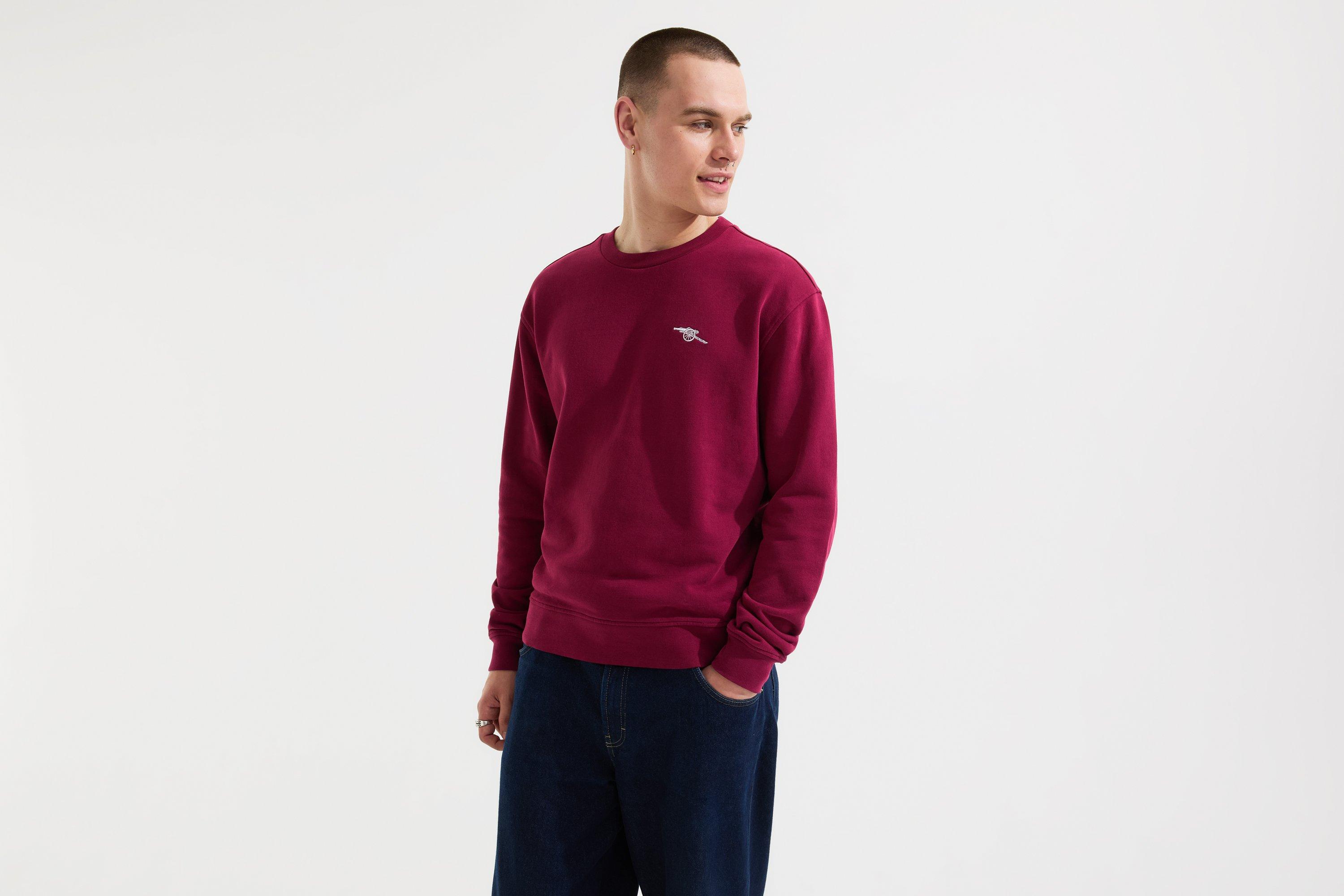 Arsenal Essentials Burgundy Cannon Sweatshirt